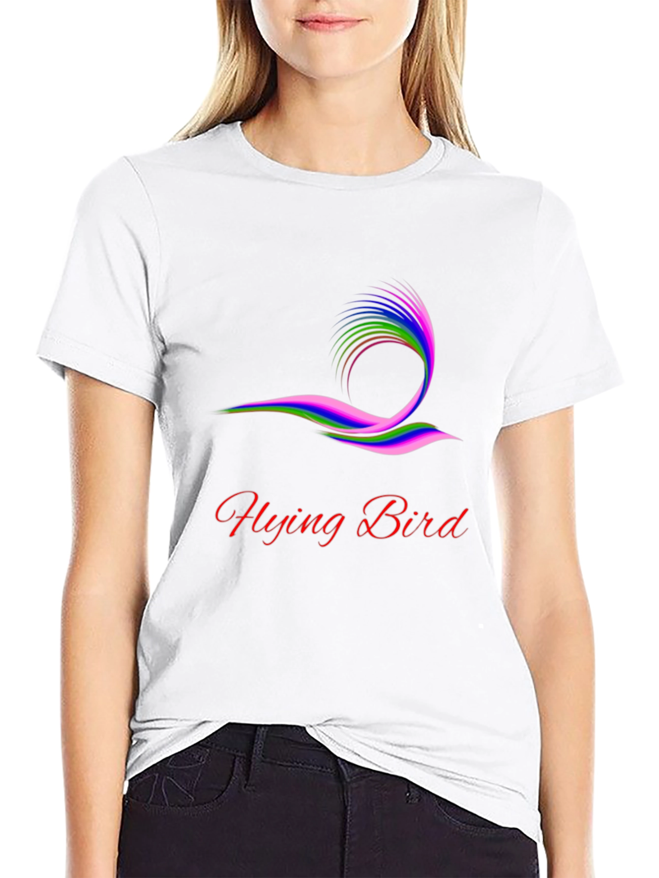 Black Flying Bird Graphic Tee - Unique Design, Comfortable Fit view 9
