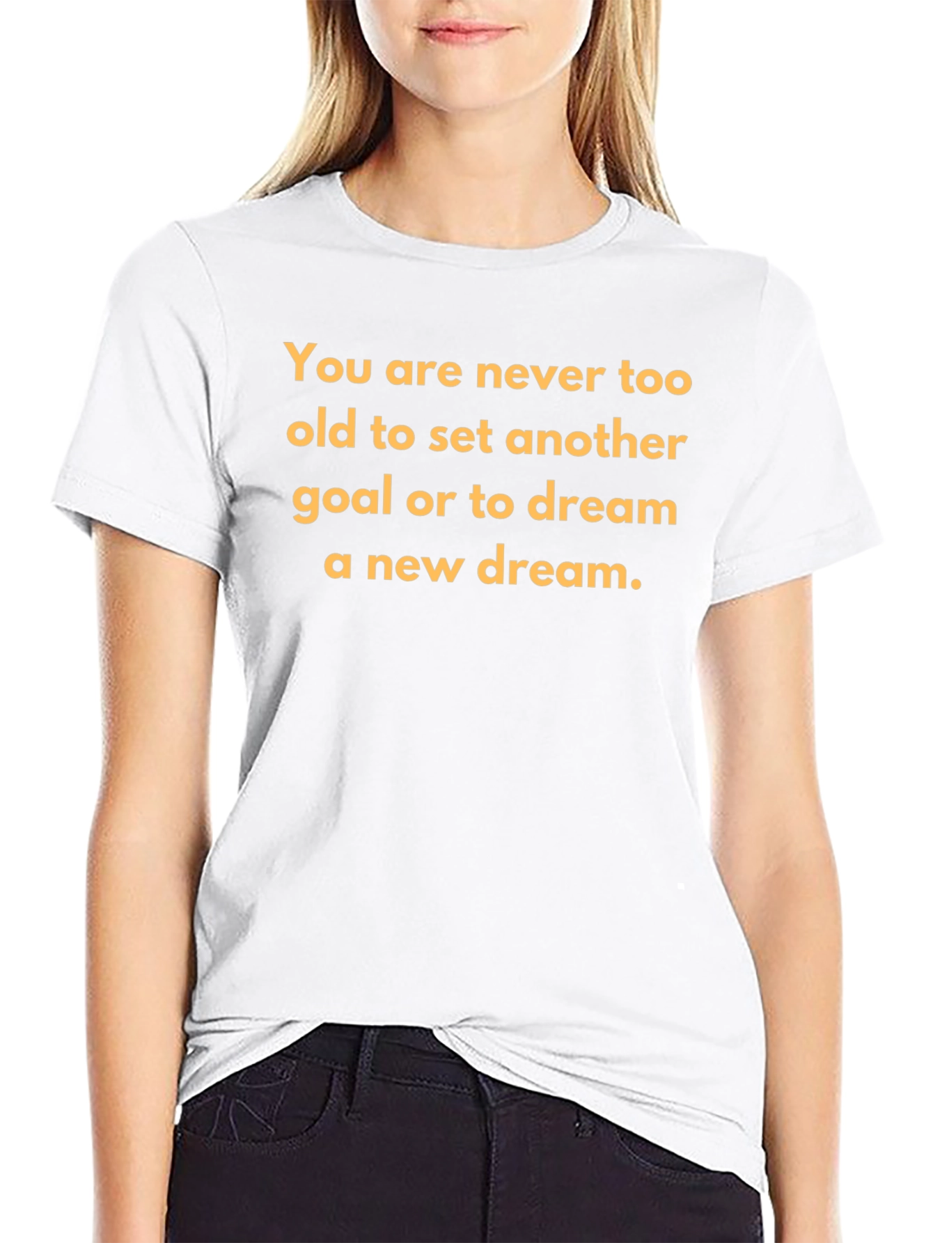 Black Inspirational Dreamer Tee - Never Too Old view 9