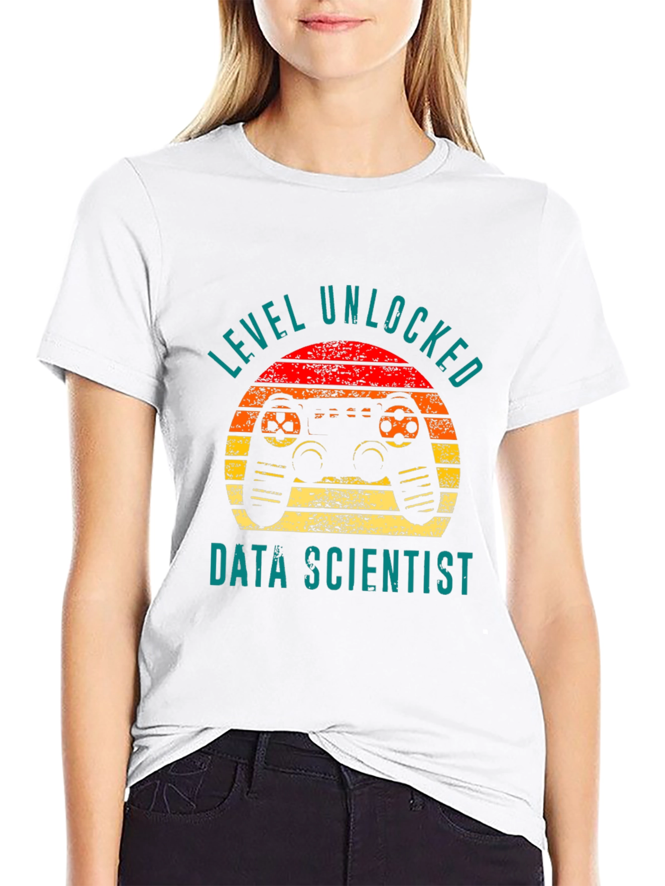 Black Level Unlocked Data Scientist T-Shirt view 9