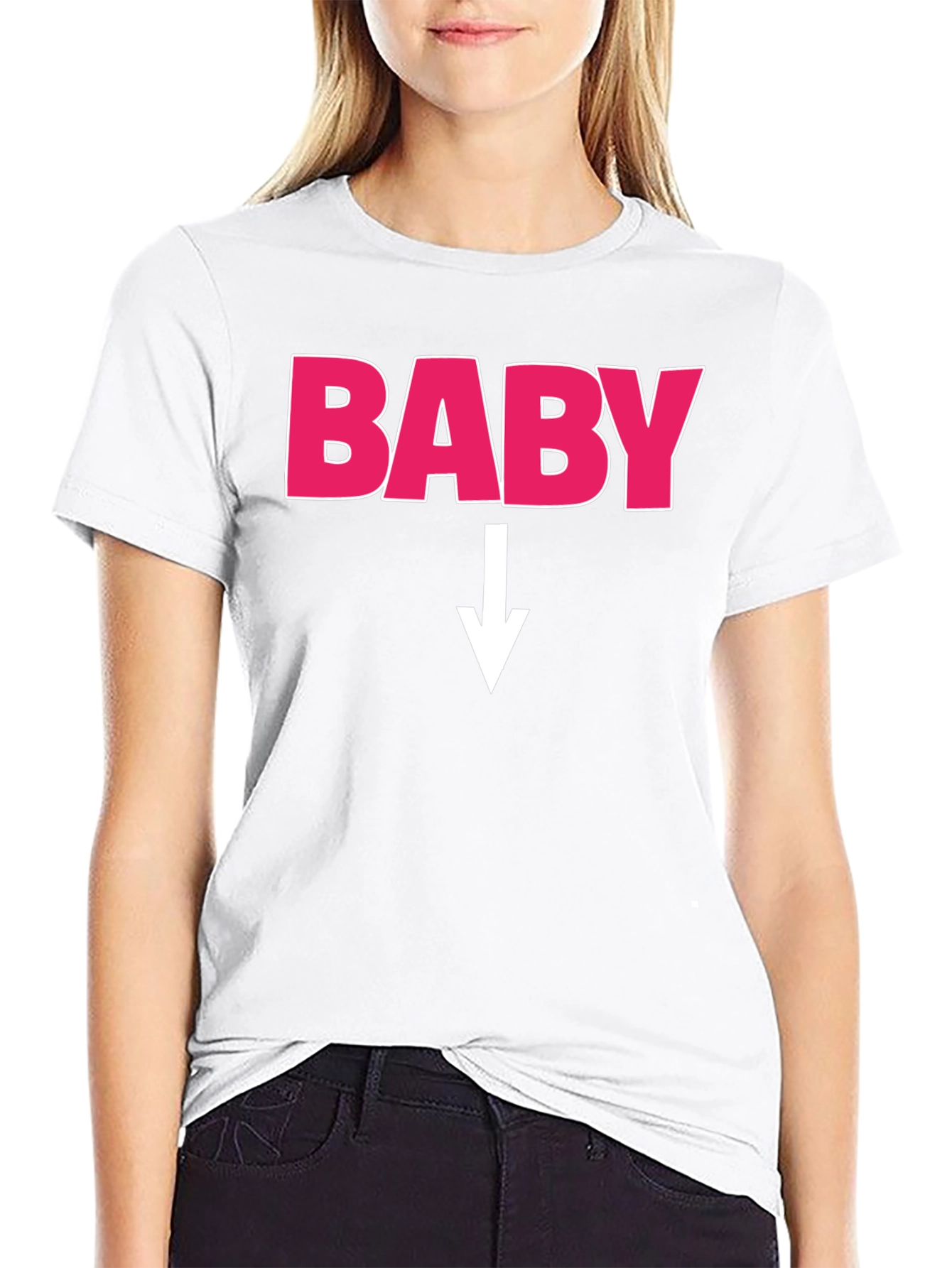 Black Baby On The Way Funny T-Shirt view 9