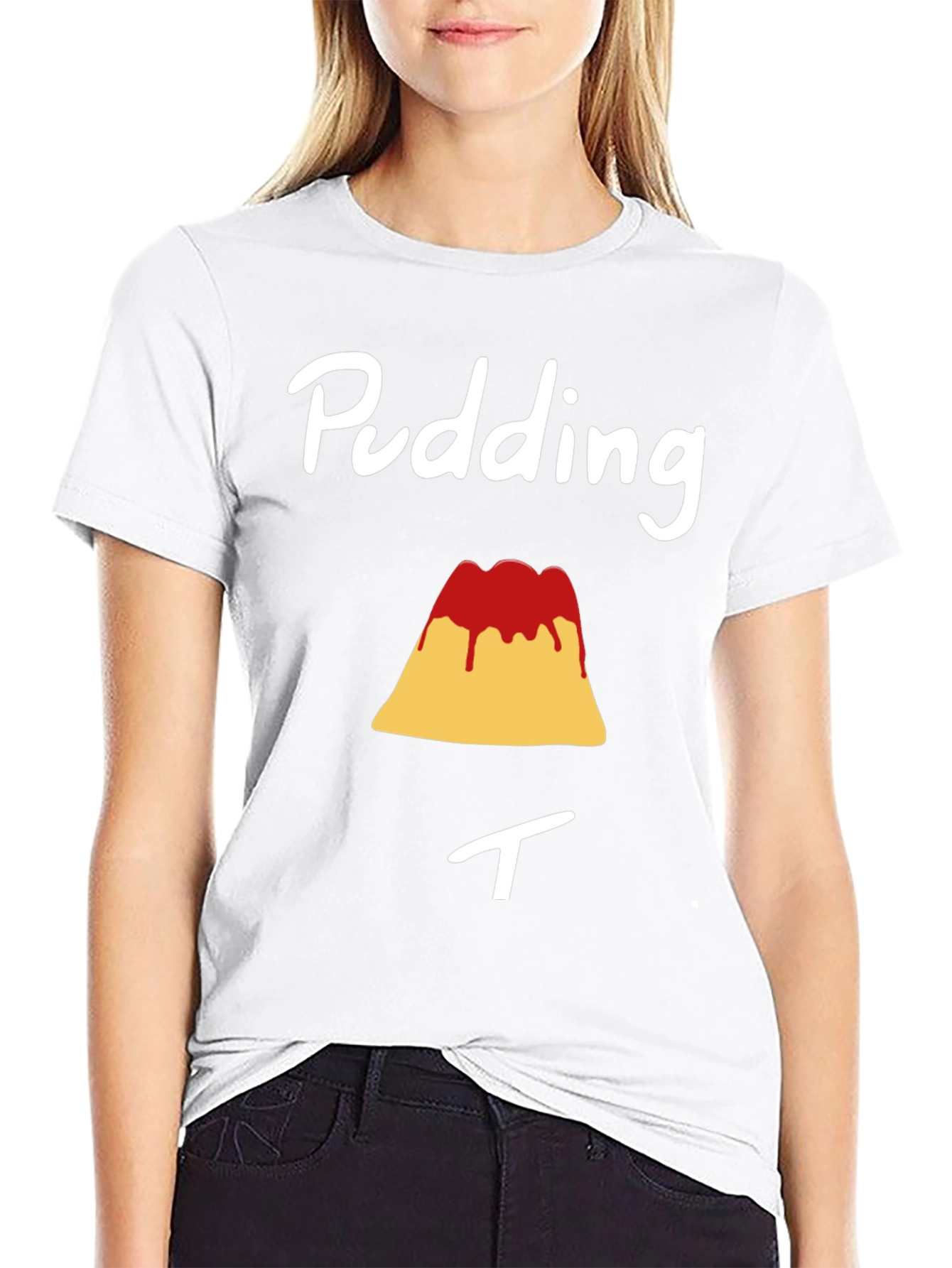 Black Pudding T-Shirt Funny Dessert Graphic Tee view 9