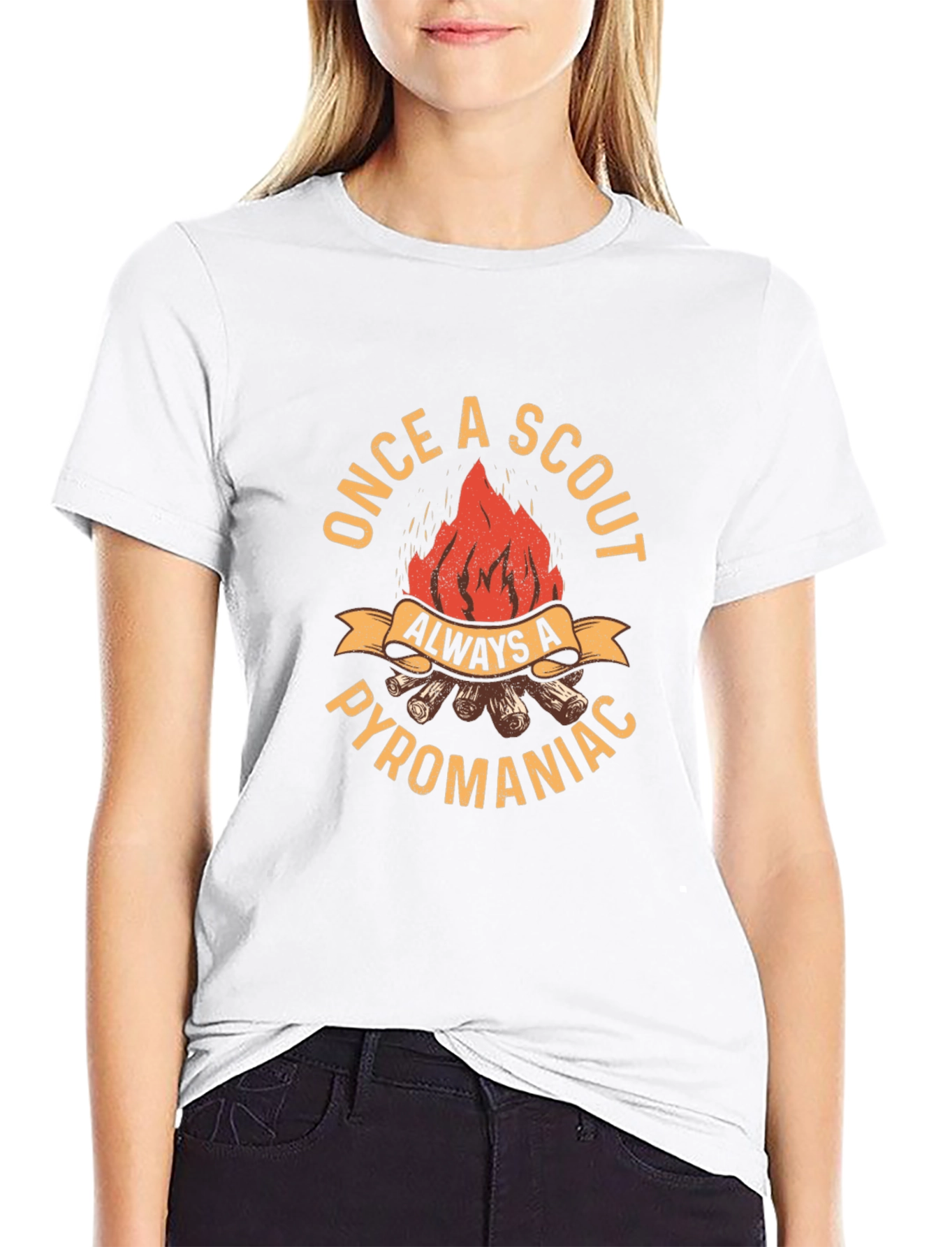 Black Scout Pyromaniac Graphic Tee - Black view 9