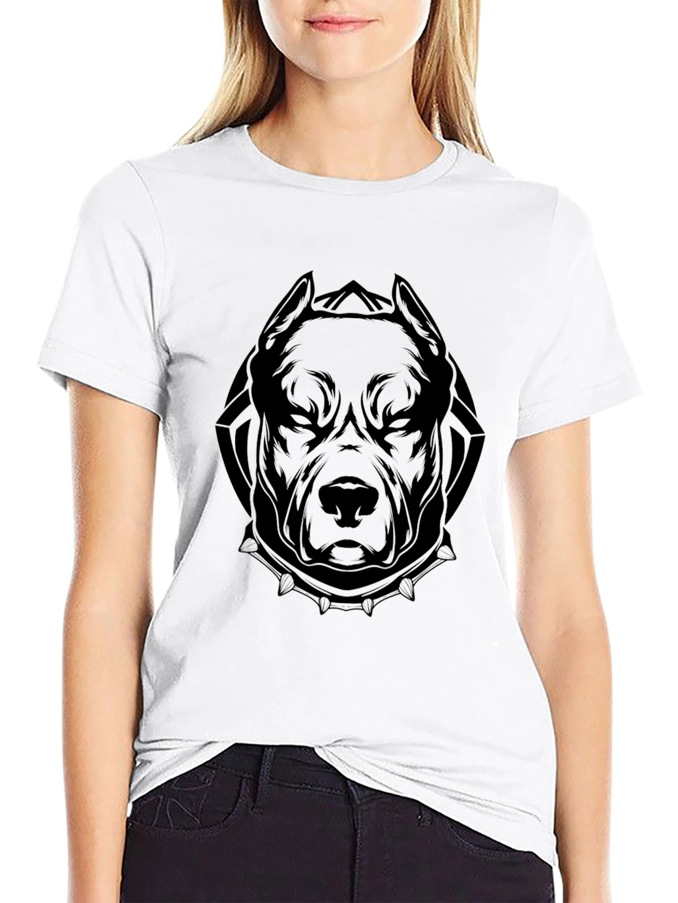 Black Black Pitbull Graphic Tee - Mens Fashion view 9