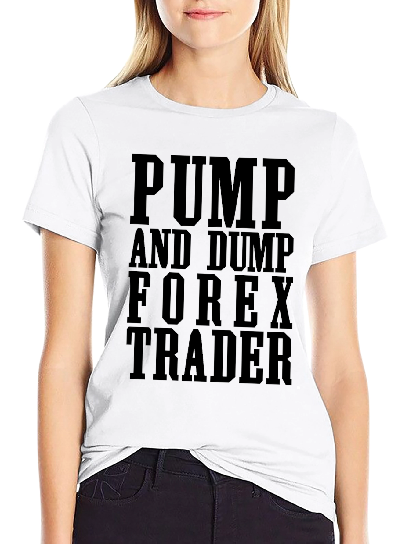 Black Pump and Dump Forex Trader Graphic Tee view 9