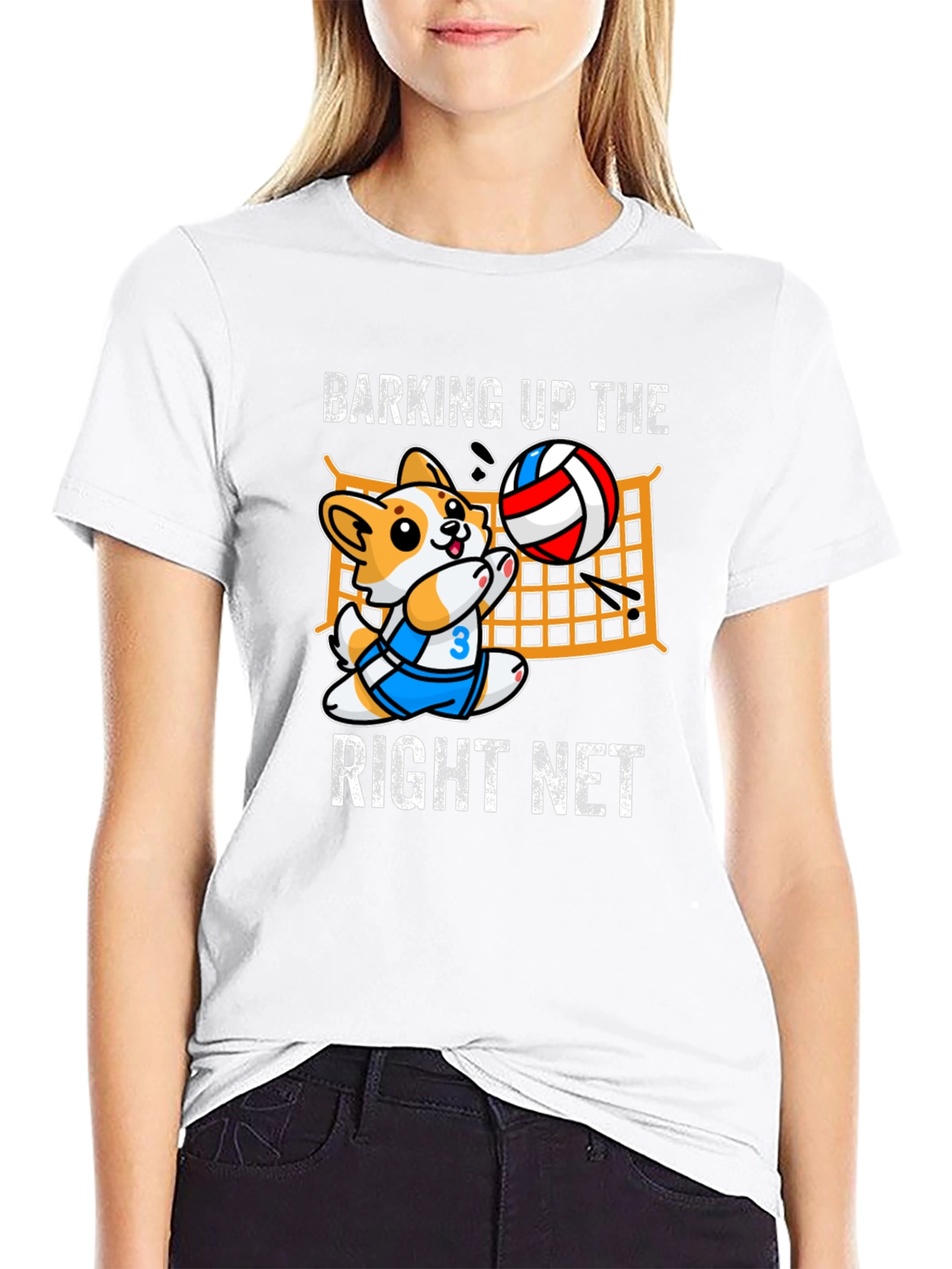 Black Barking Up the Right Net T-Shirt view 9
