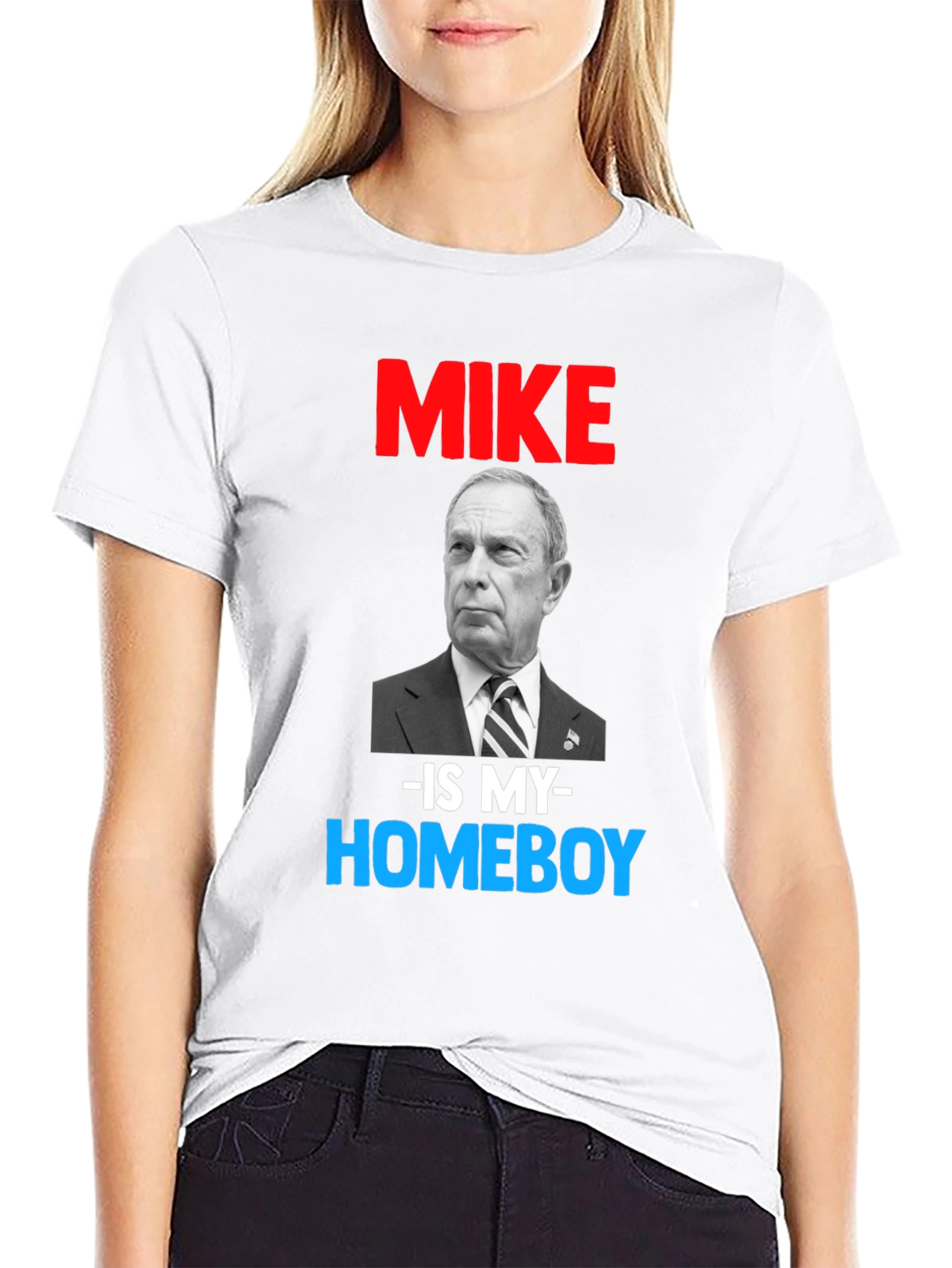 Black Mike Bloomberg Is My Homeboy T-Shirt view 9