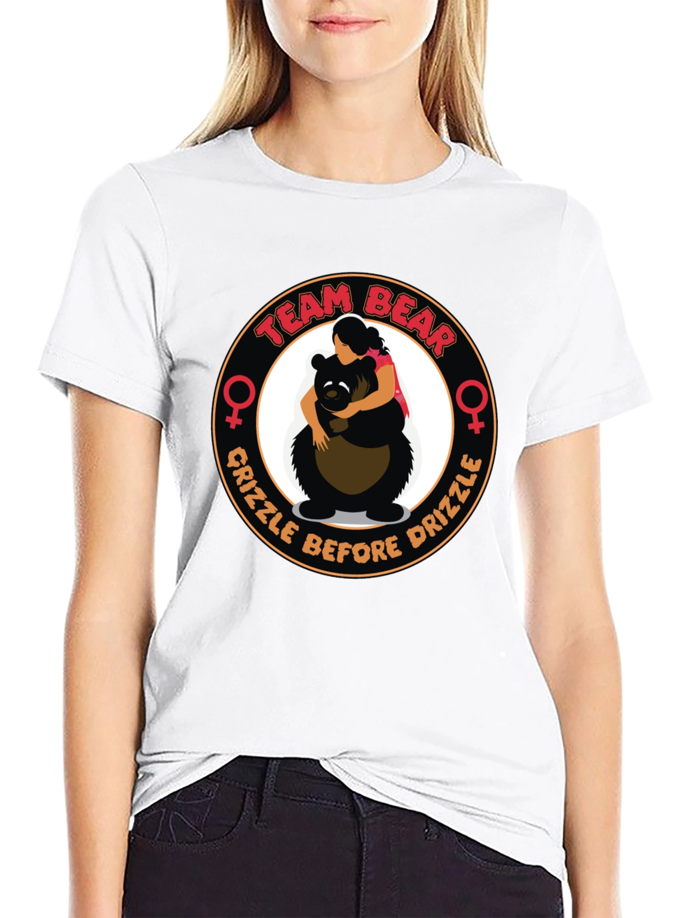 Black Team Bear T-Shirt - Grizzle Before Drizzle view 9