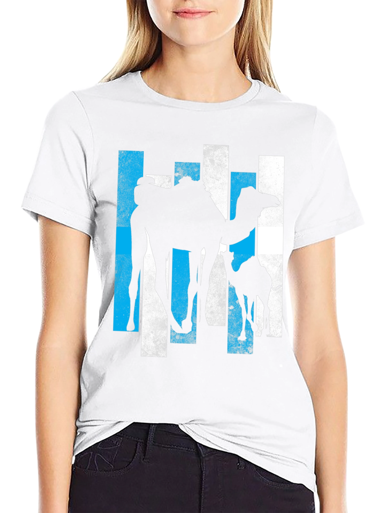 Black Camel Silhouette Graphic Tee view 9