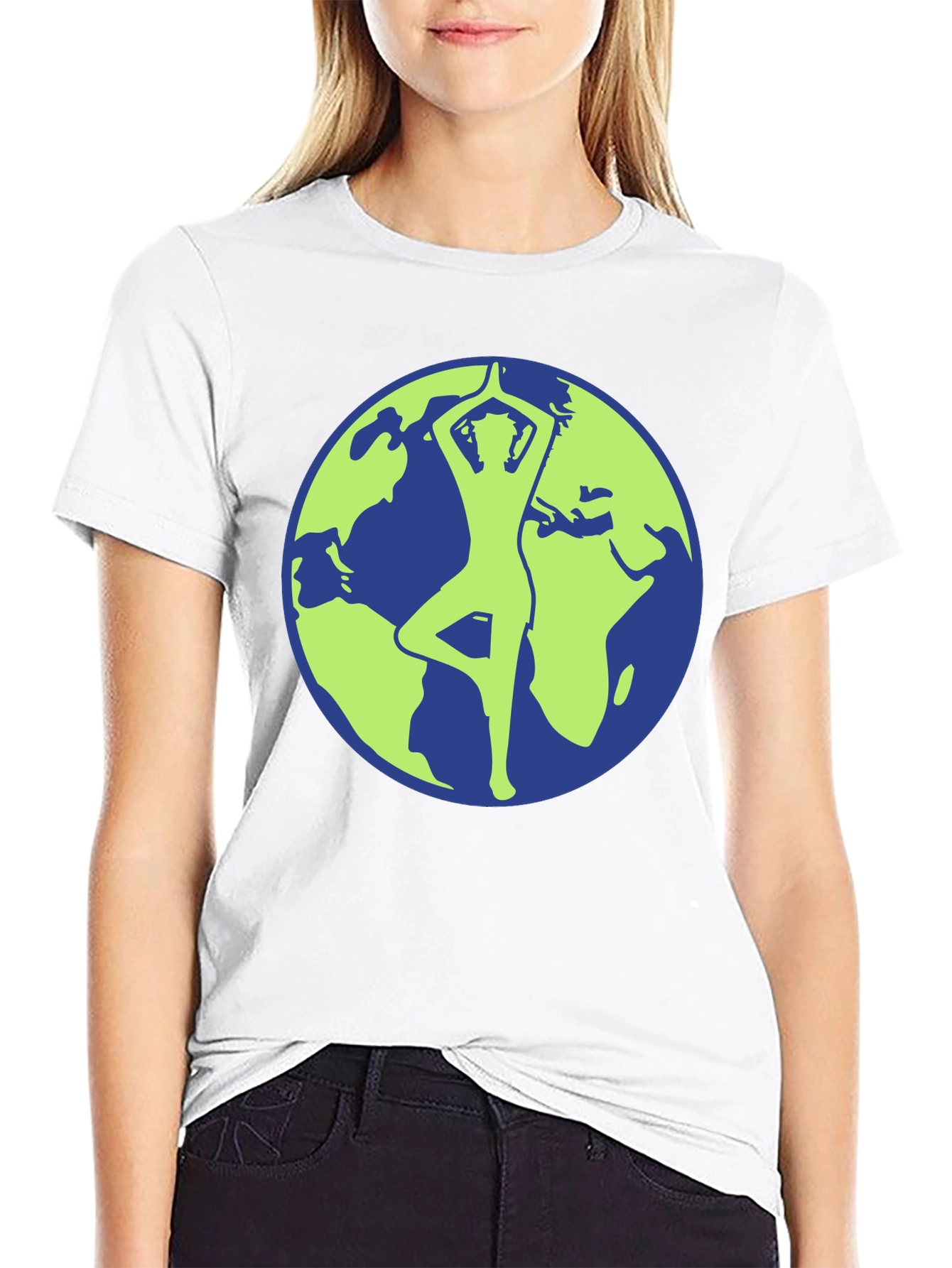 Black Earth Yoga T-Shirt - Balance & Harmony view 9