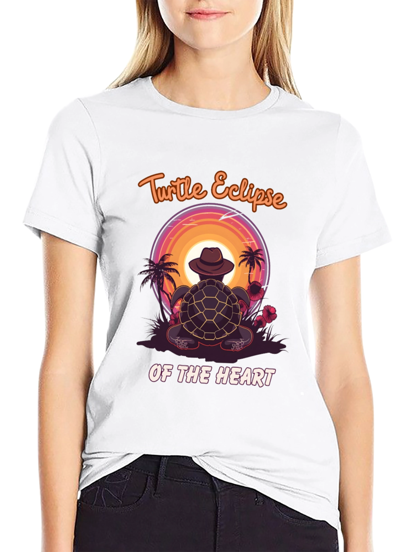 Black Turtle Eclipse of the Heart T-Shirt view 9