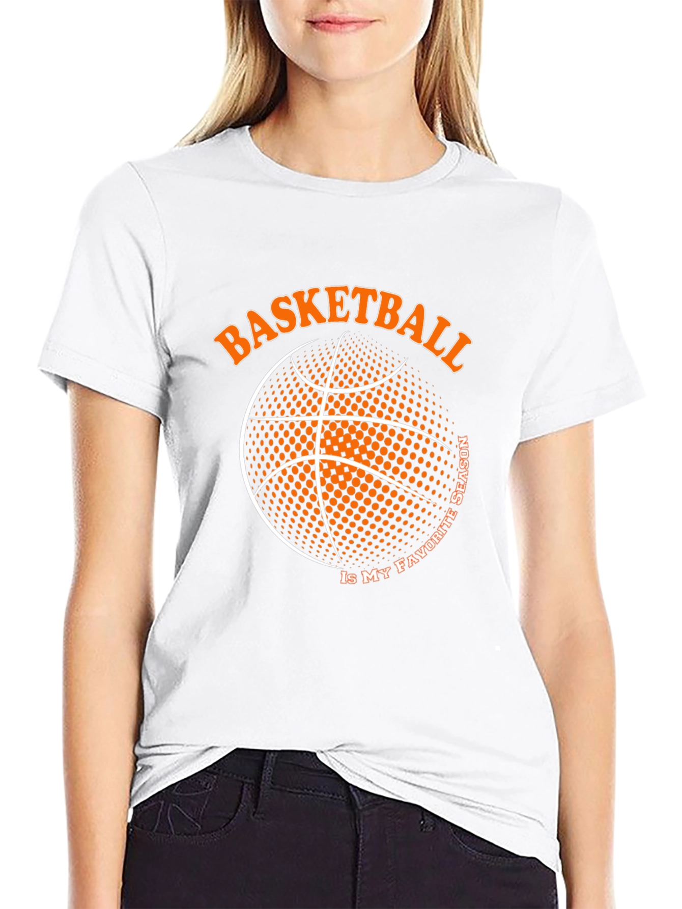 Black Basketball is My Favorite Season T-Shirt view 9