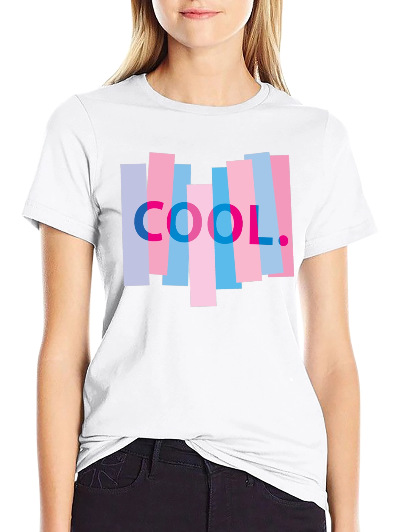Black Cool Graphic Tee - Modern Casual Shirt view 9