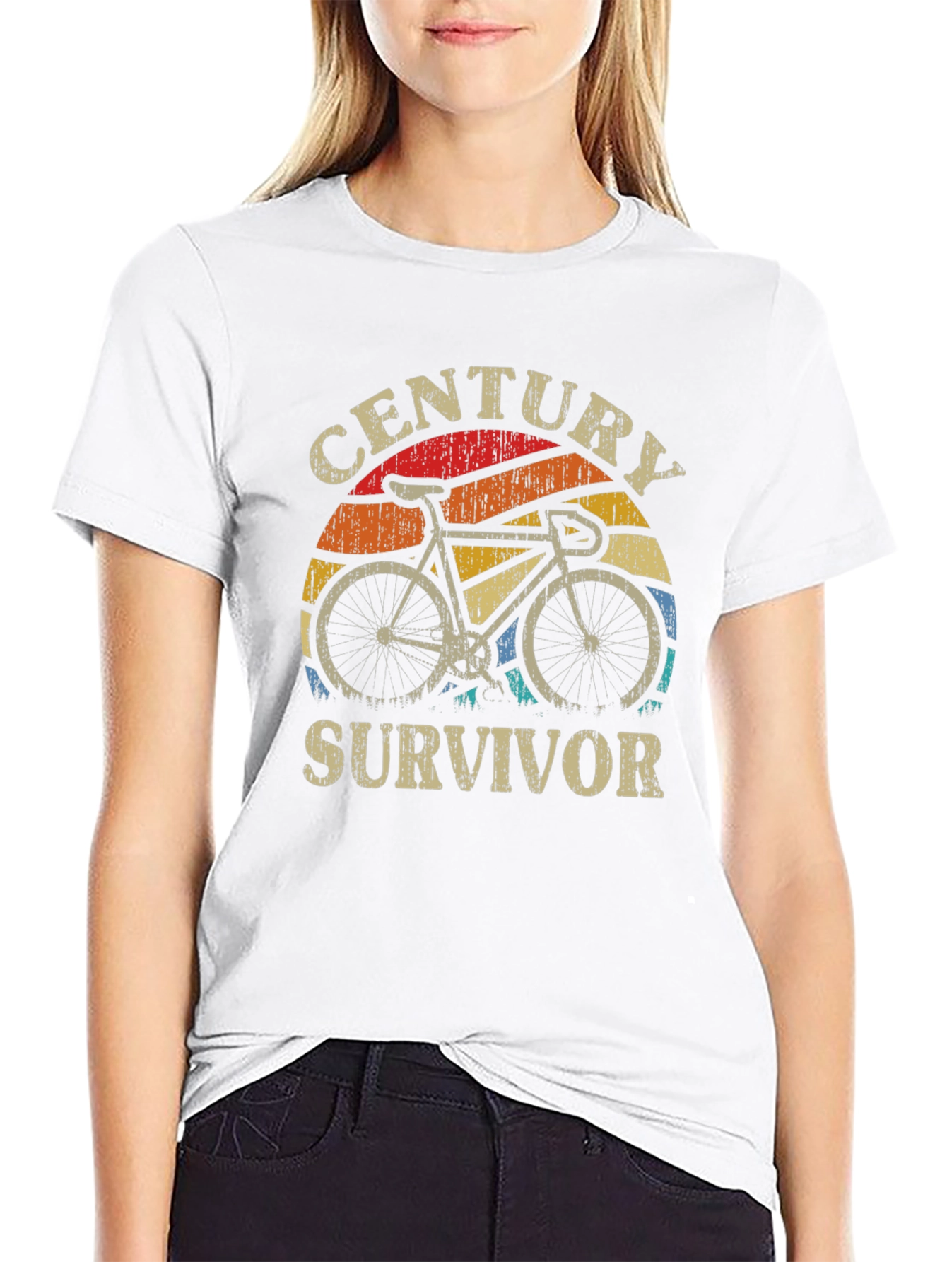 Black Century Survivor Black Graphic T-Shirt view 9