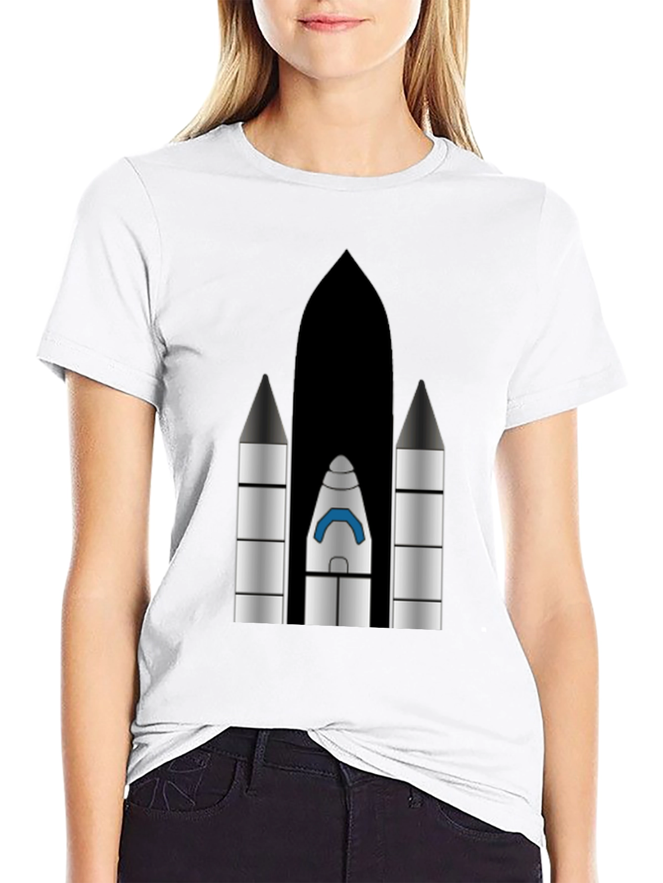 Rocket Graphic T-Shirt - Space Launch Apparel - 9