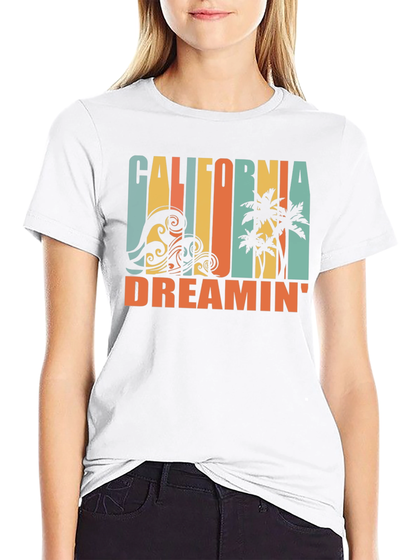 Black California Dreamin' Graphic Tee view 9