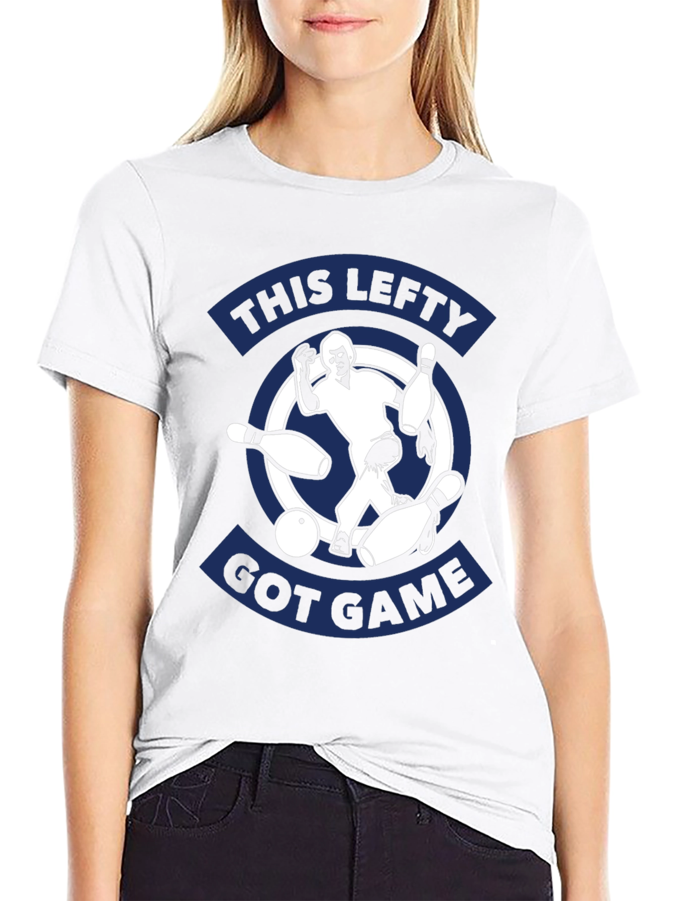 Black Lefty Bowling T-Shirt - Got Game! view 9
