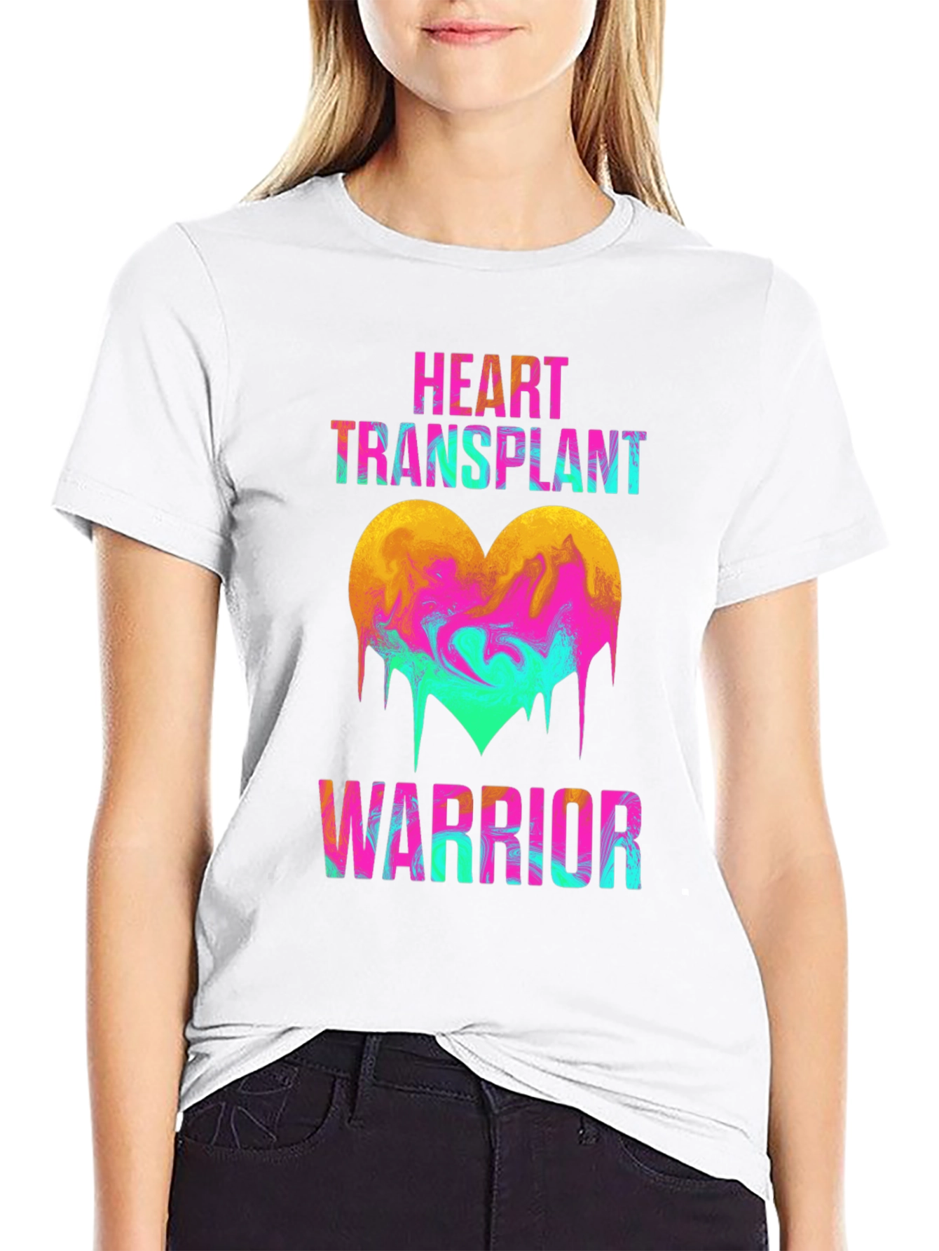 Black Heart Transplant Warrior Graphic Tee view 9