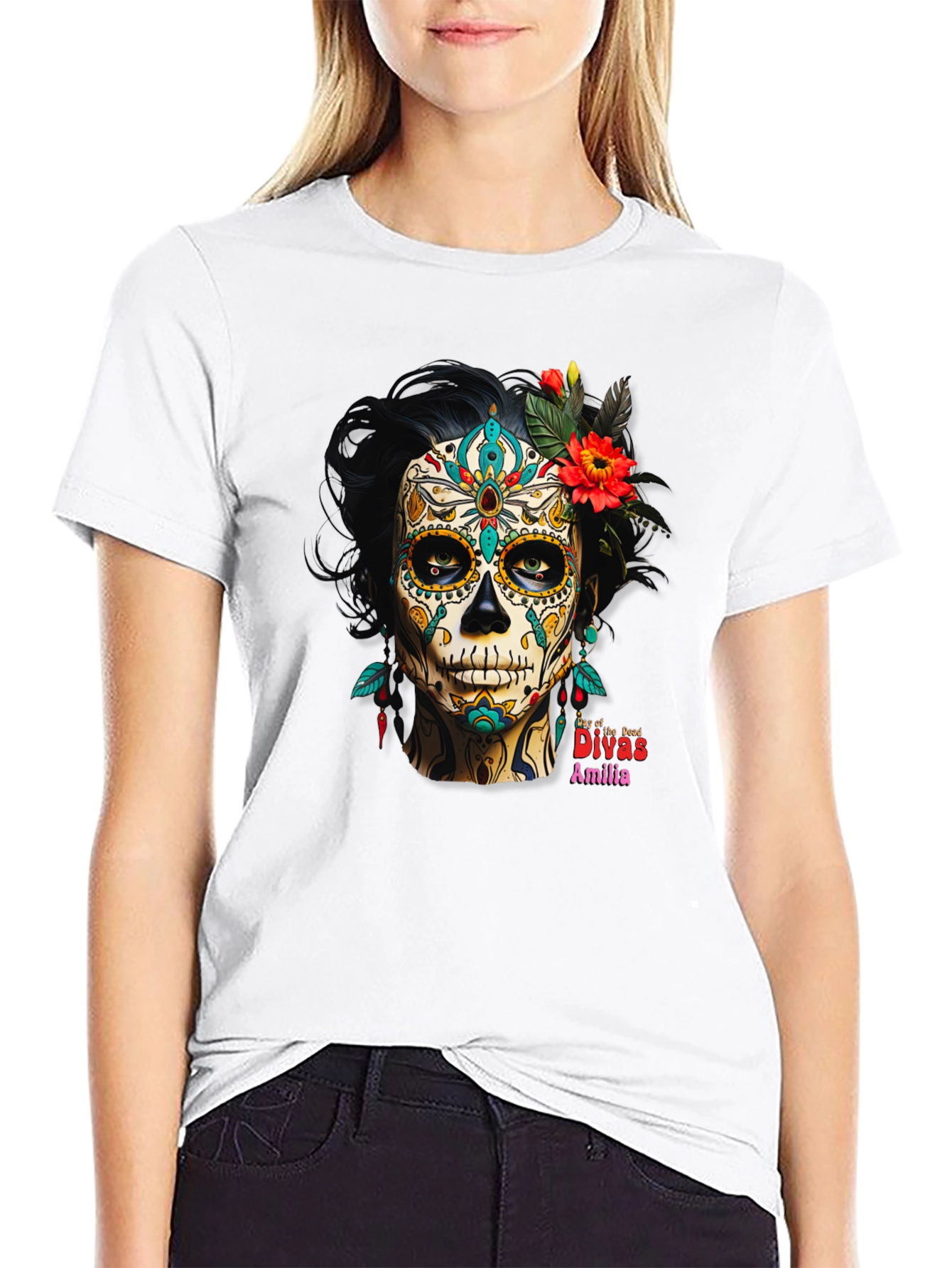 Day of the Dead Divas T-Shirt - 9