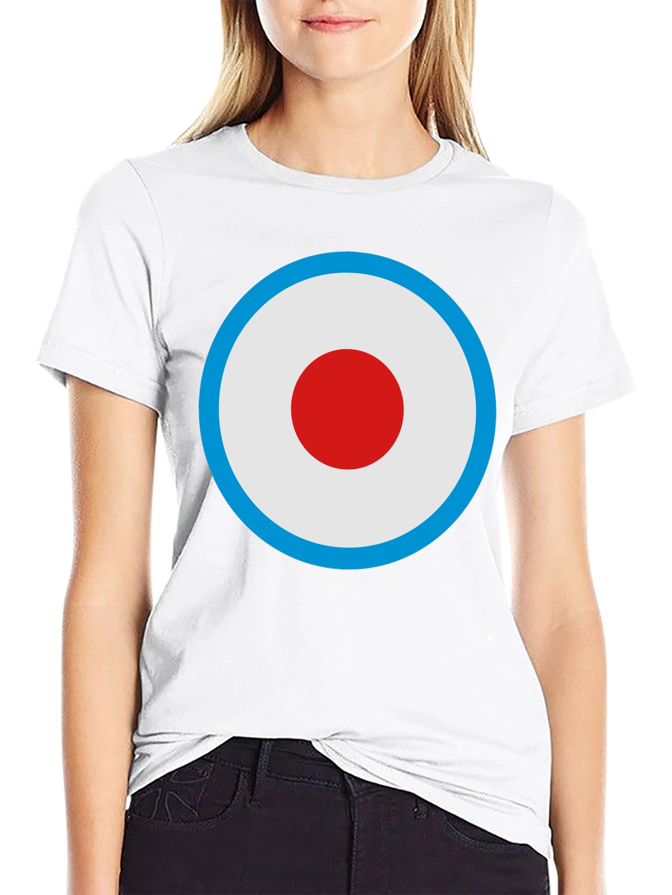Black Target Logo Tee - Classic Mod Style view 9