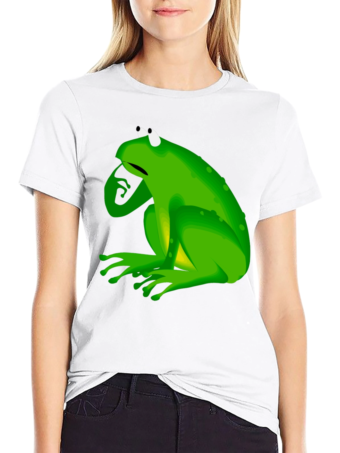 Black Frog Graphic Black T-Shirt view 9
