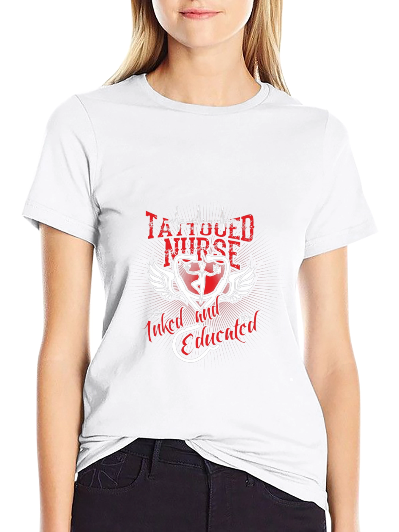 Tattooed Nurse T-Shirt - Inked and Educated - 9