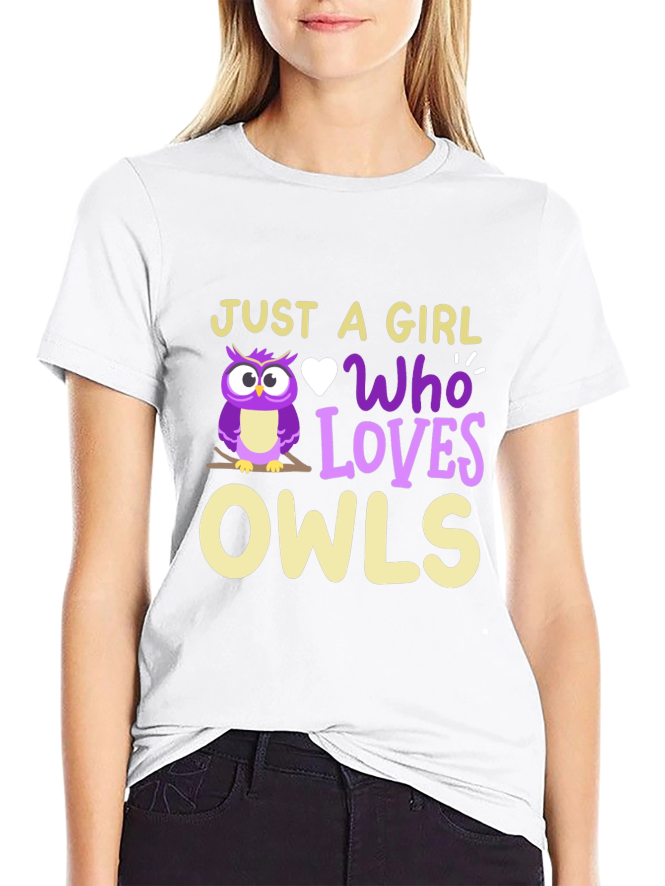 Just A Girl Who Loves Owls T-Shirt - 9