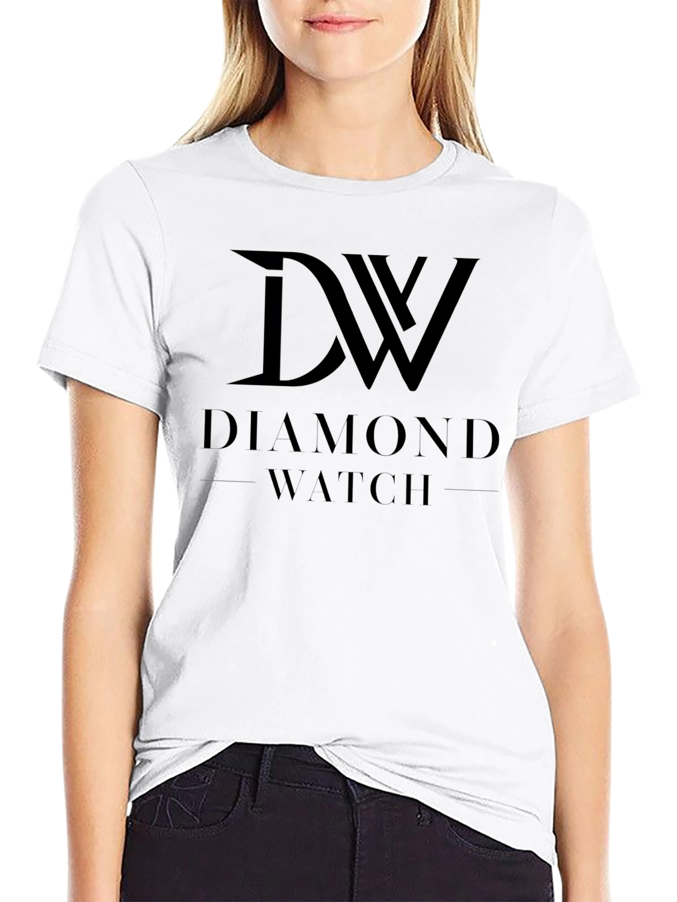 Black Diamond Watch Graphic Tee - Stylish Black T-Shirt view 9