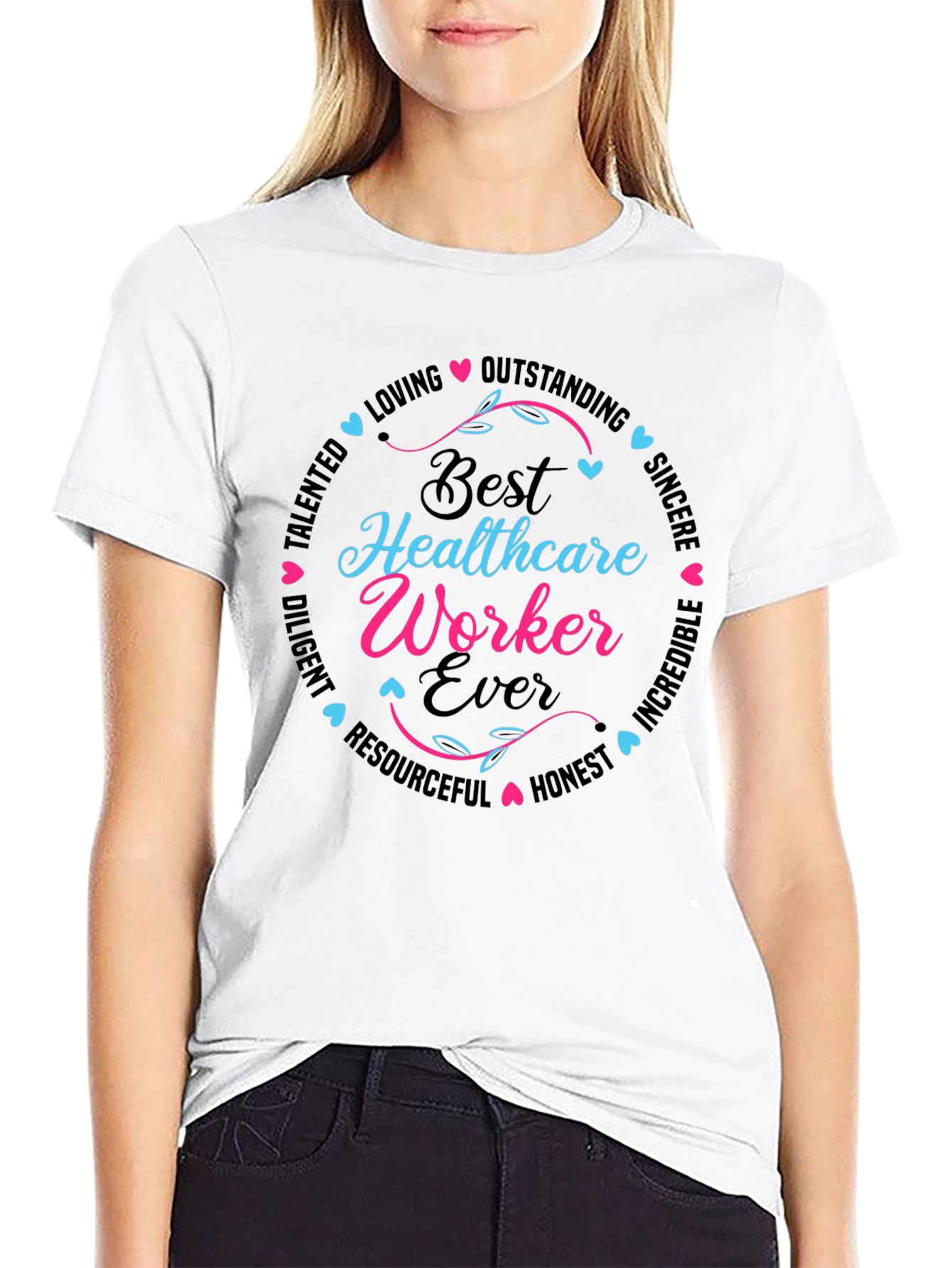 Best Healthcare Worker Ever T-Shirt - 9