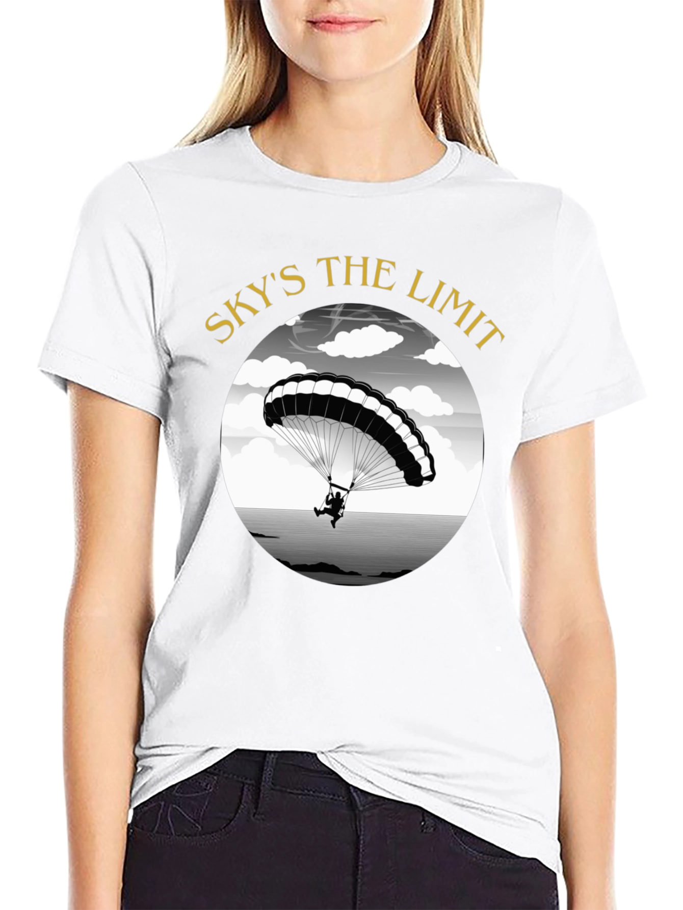 Black Sky's The Limit Parachute T-Shirt view 9