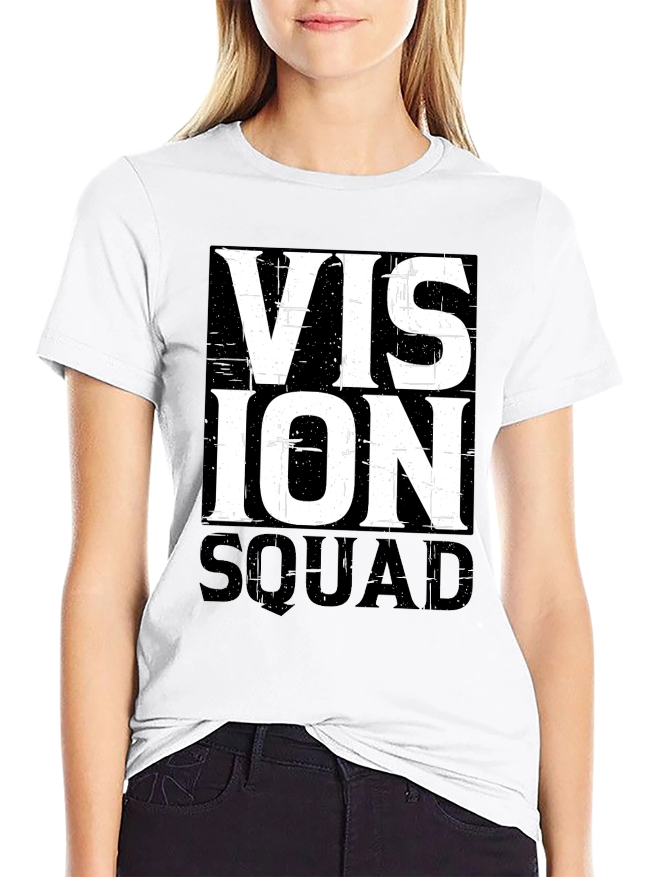 Black Vision Squad Graphic Tee - Bold Design view 9