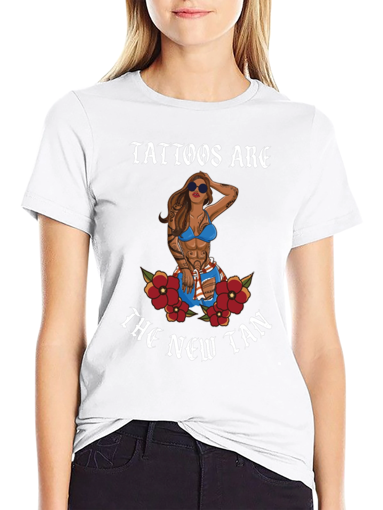 Tattoos Are The New Tan Graphic Tee - 9