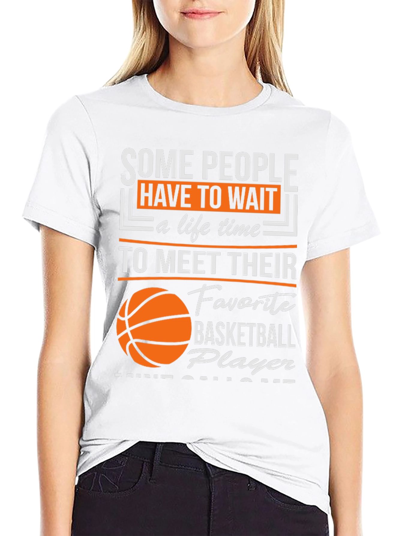 Black Basketball Player T-Shirt view 9