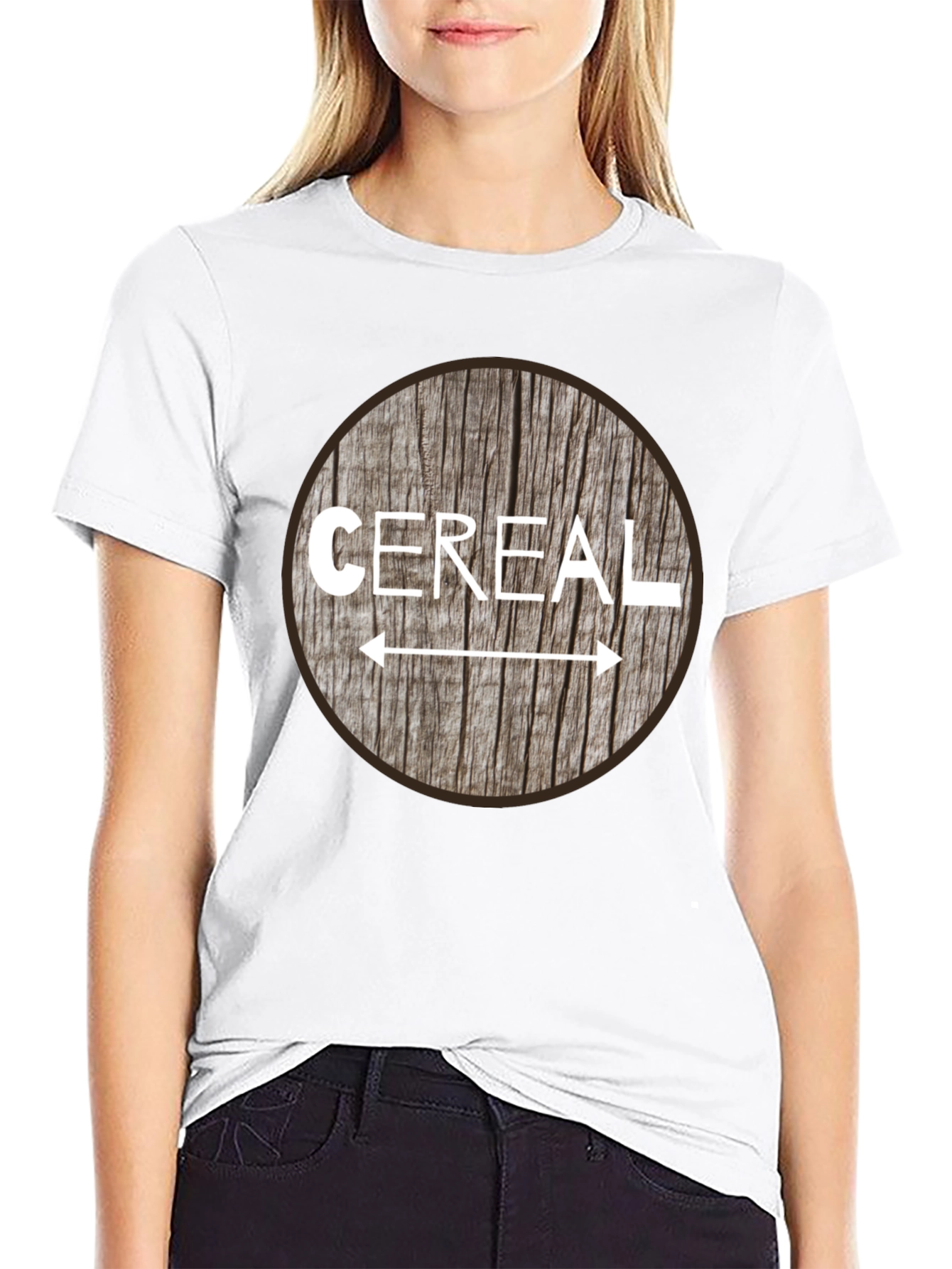 Black Cereal Preference Arrow T-Shirt - Black view 9