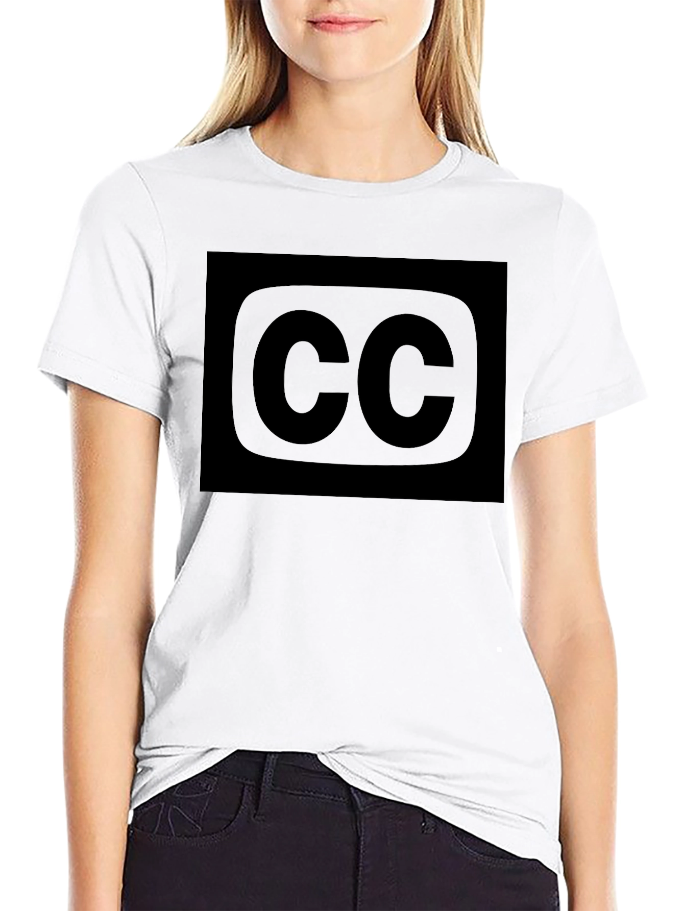 Black Black "CC" Graphic Tee - Men's Casual Style view 9