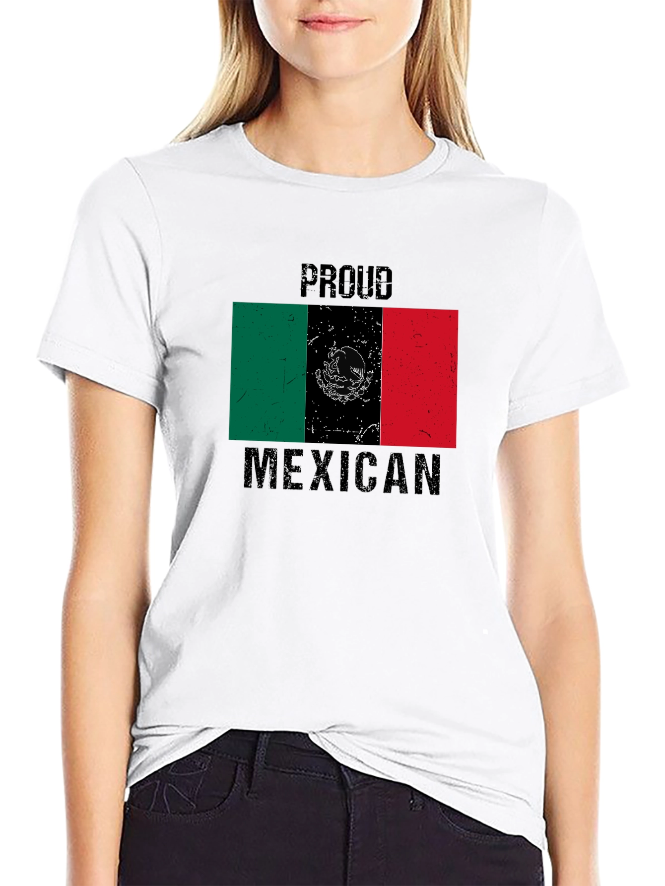 Proud Mexican Flag T-Shirt - Black - 9