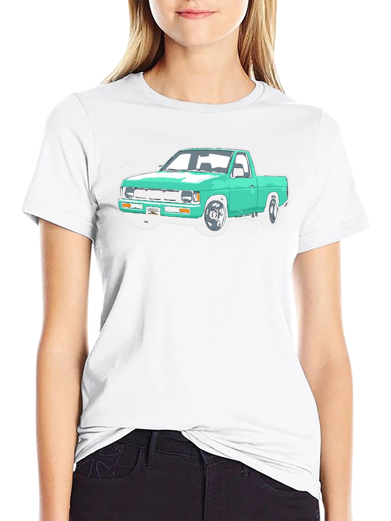 Black Truck Graphic Tee - Cool Car T-Shirt view 9