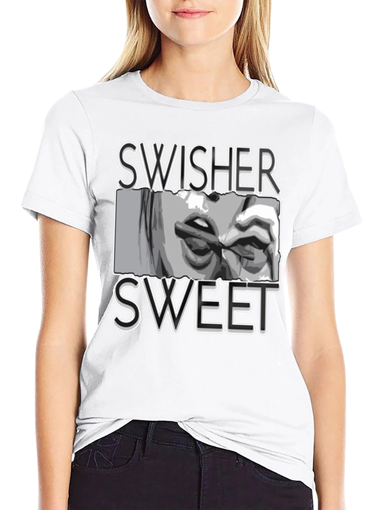 Black Swisher Sweet Graphic T-Shirt - Casual Wear view 9