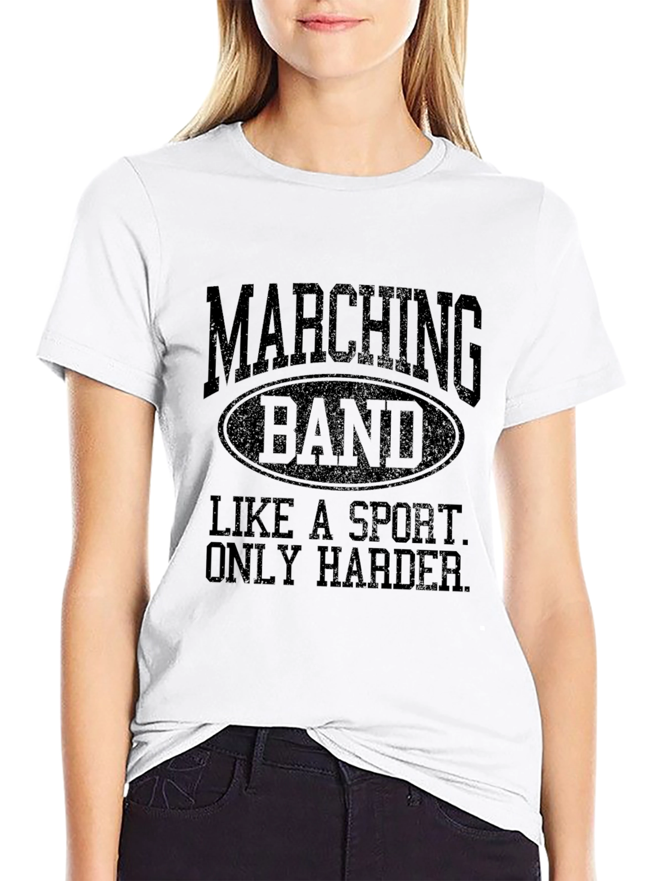 Black Marching Band Shirt - Like a Sport, Only Harder view 9