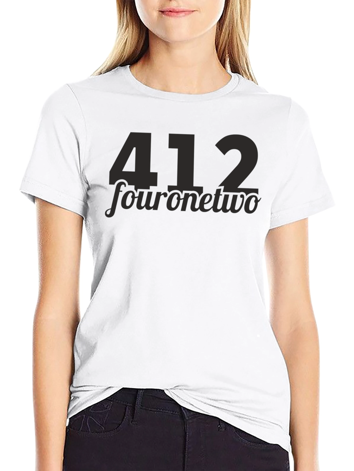 412 Four One Two Black T-Shirt - 9