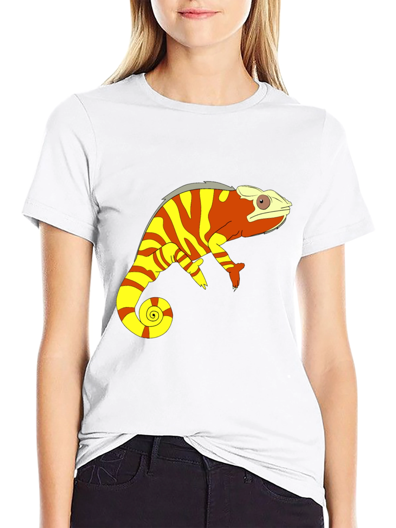 Black Chameleon Graphic Tee - Stylish & Unique view 9