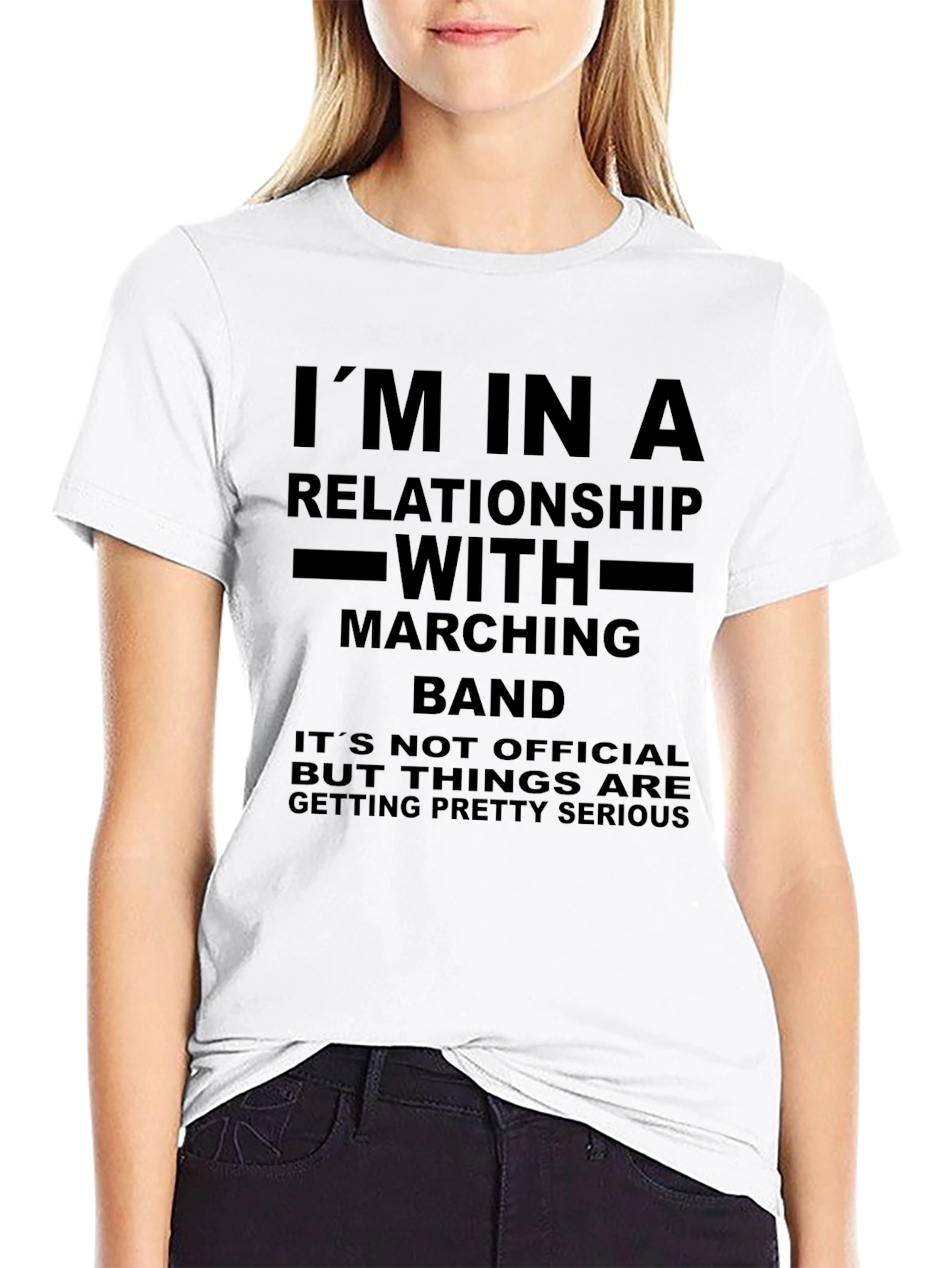 Black Marching Band Relationship T-Shirt - Funny Band Lover Tee view 9