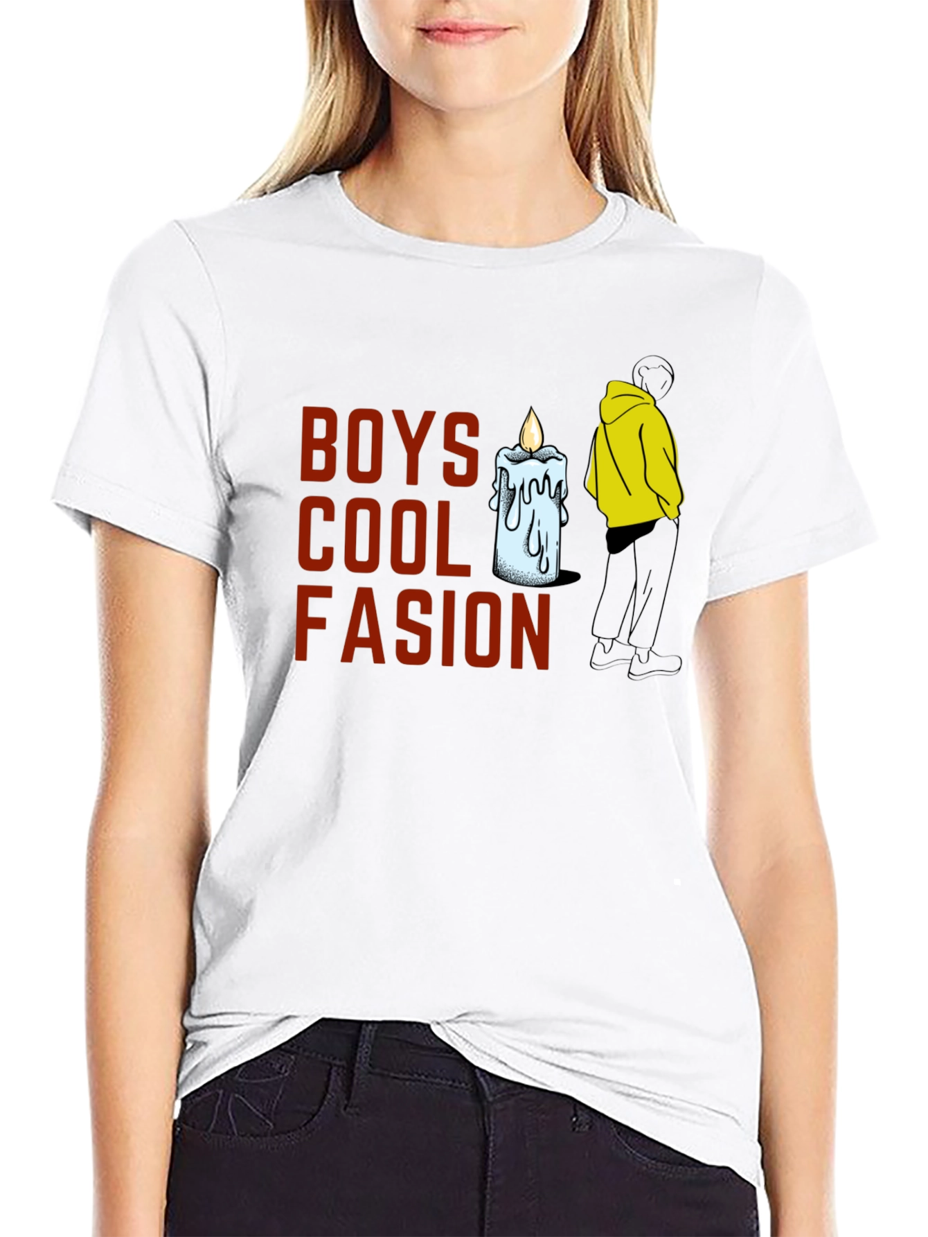Black Boys Cool Fashion Graphic T-Shirt view 9