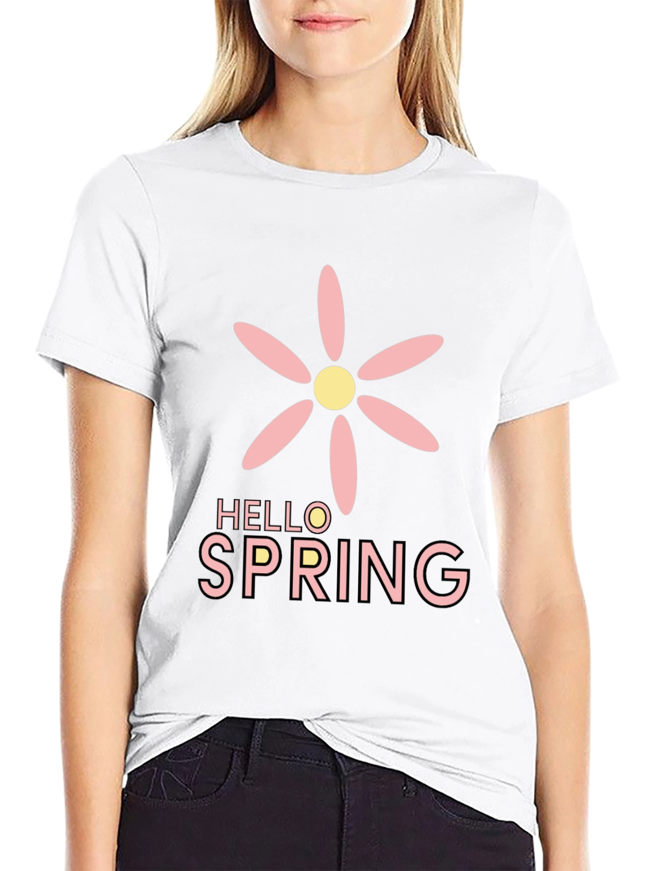 Hello Spring Graphic T-Shirt - 9
