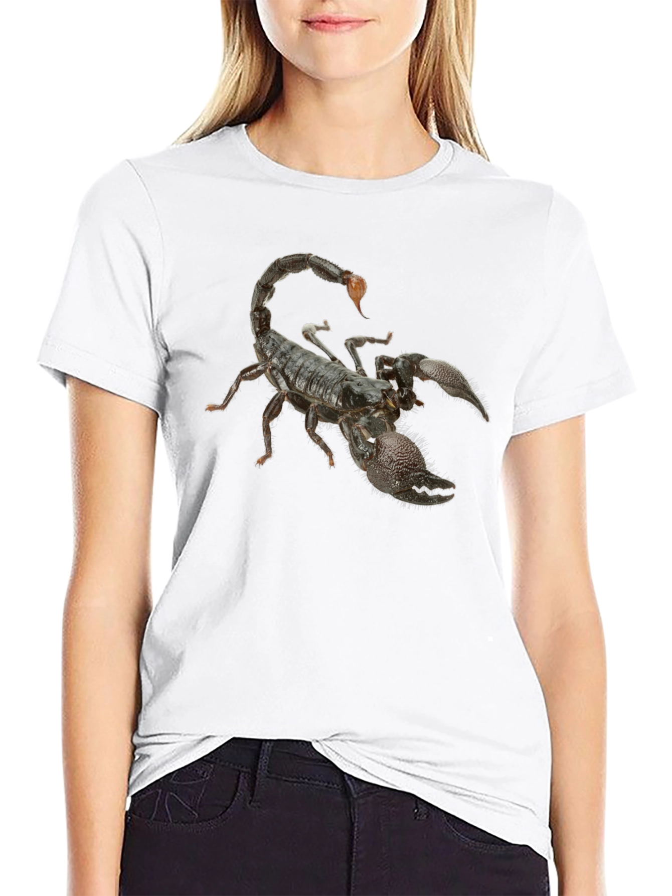 Black Scorpion Graphic Black T-Shirt view 9