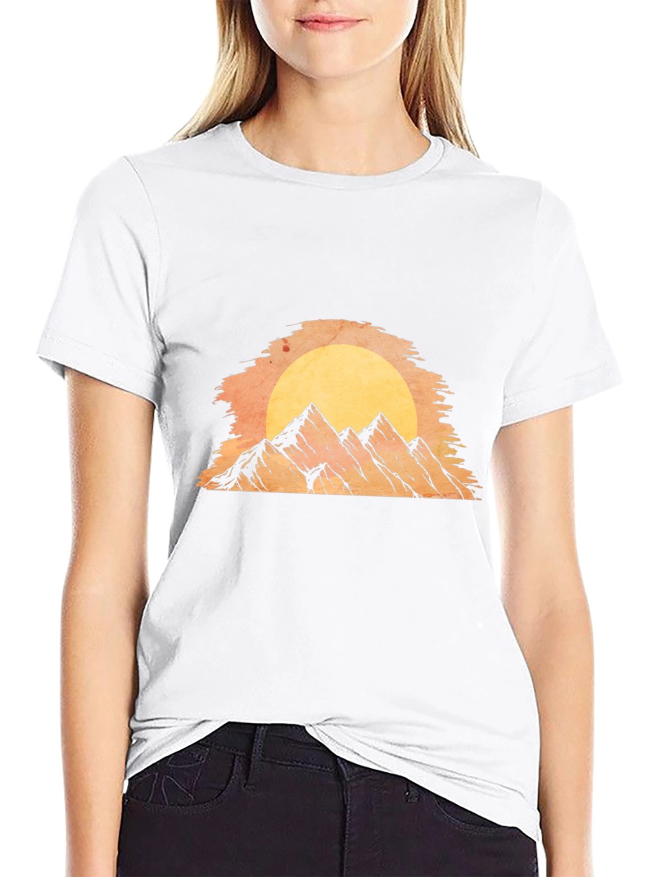 Black Mountain Sunset Graphic Tee view 9