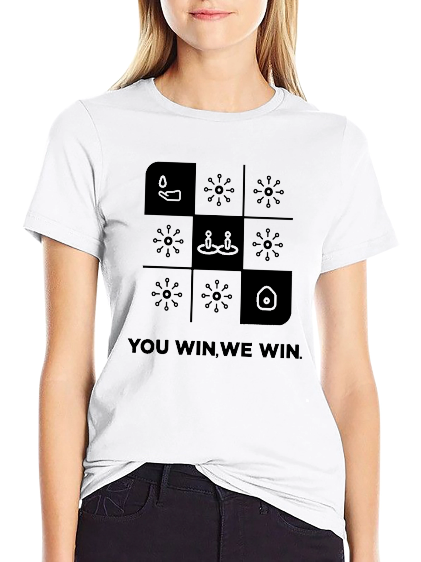 Black You Win, We Win Tee view 9