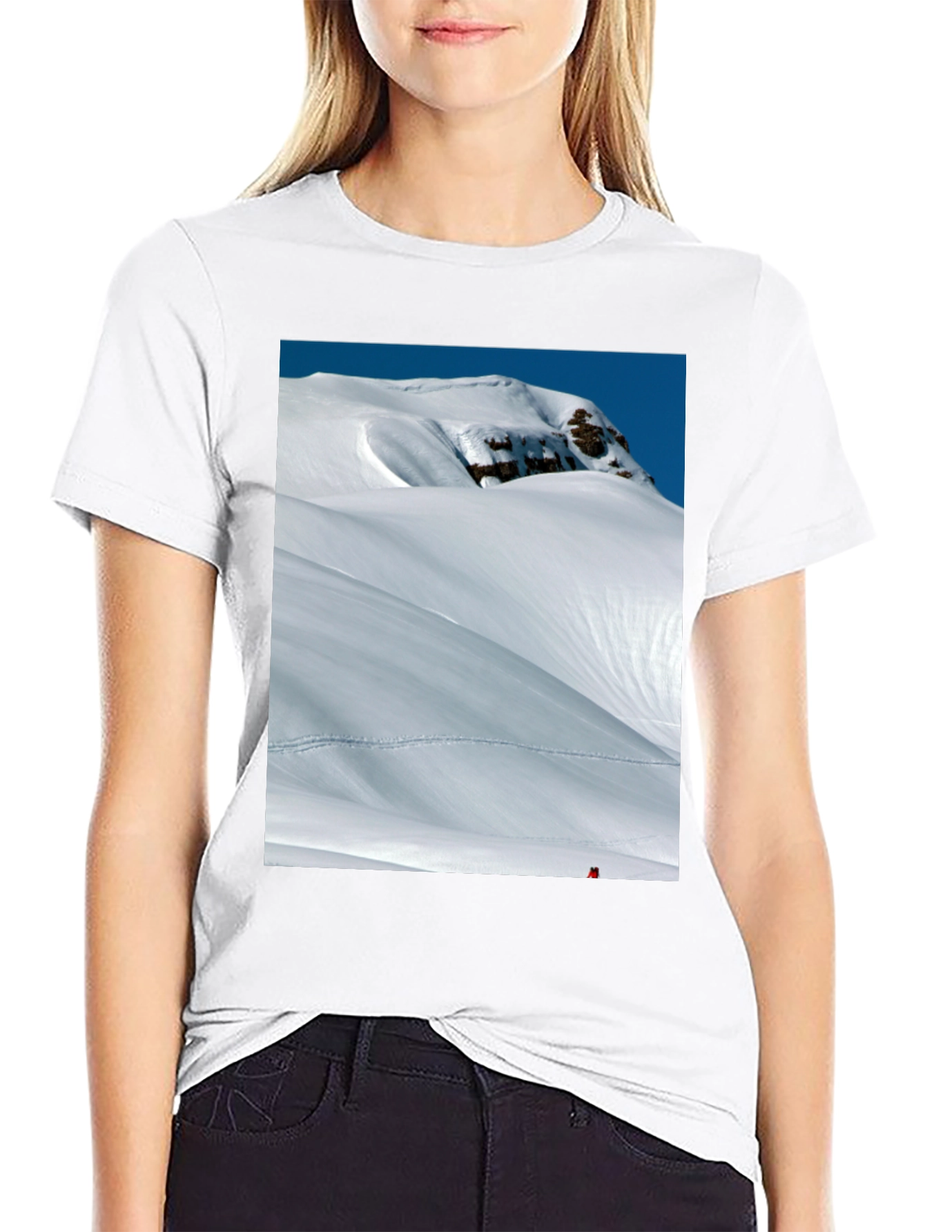 Black Mountainscape Graphic T-Shirt - Adventure Ready! view 9