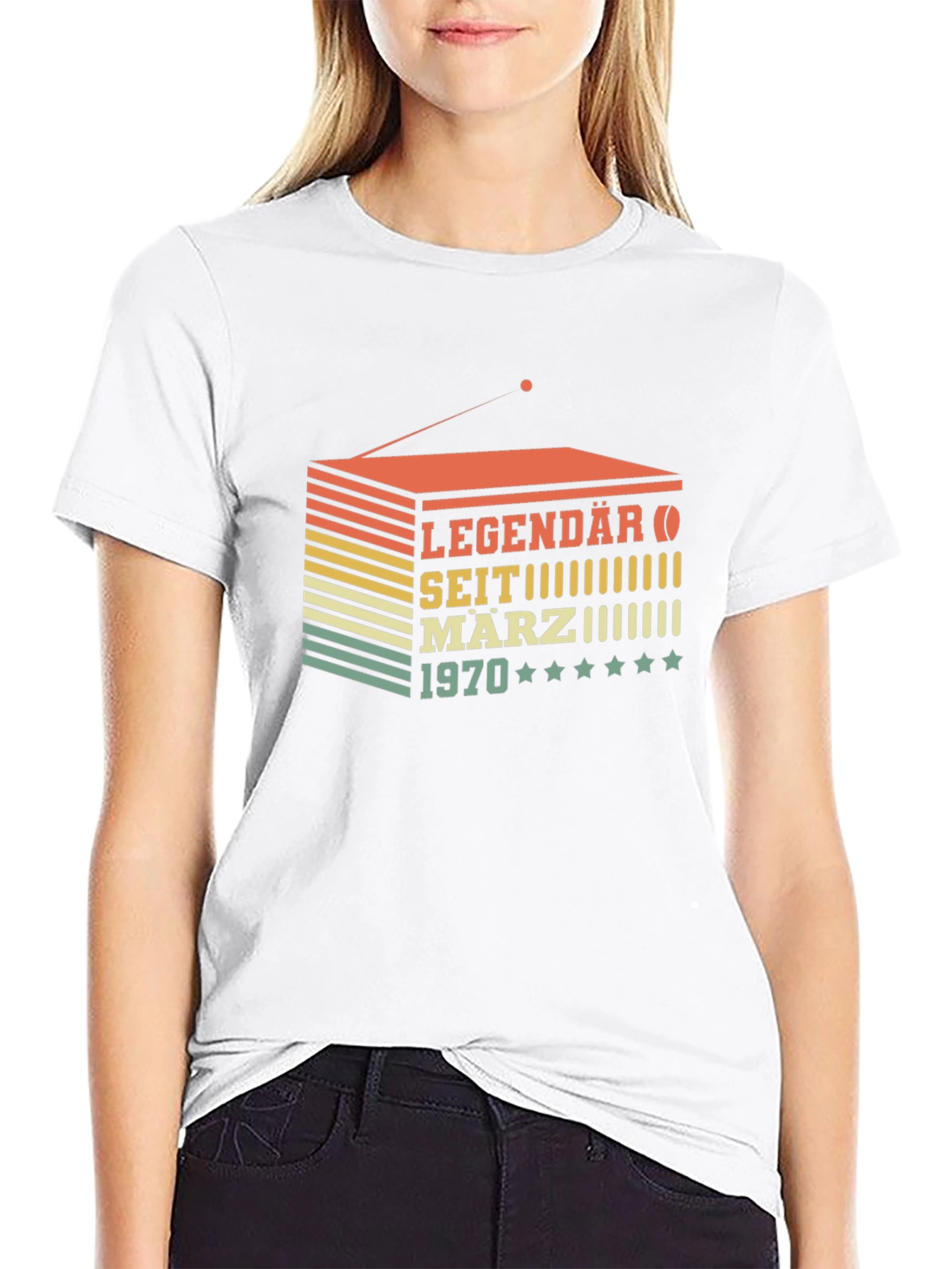 Black Legendary Since March 1970 T-Shirt view 9