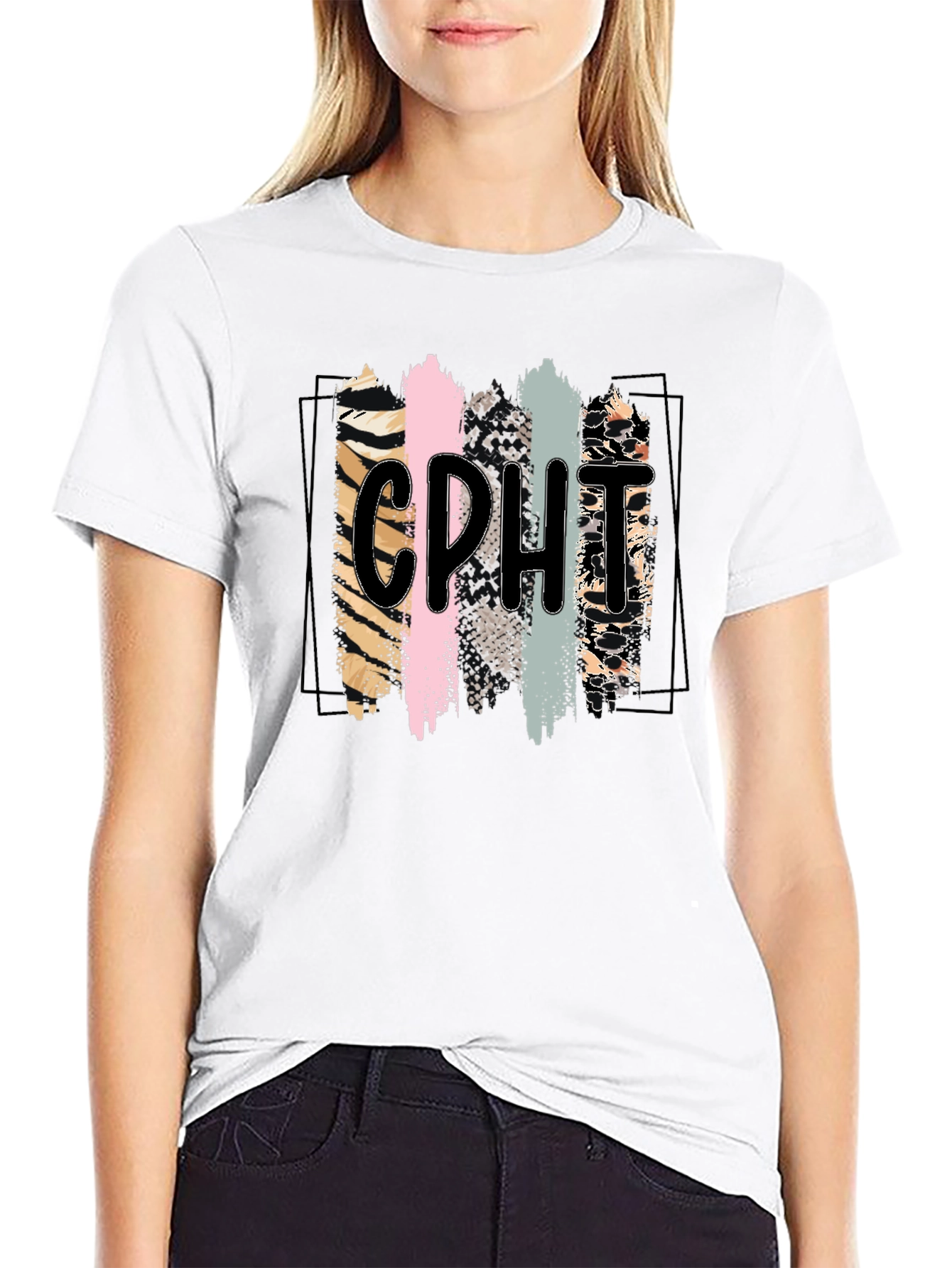 Black CPHT Animal Print T-Shirt view 9