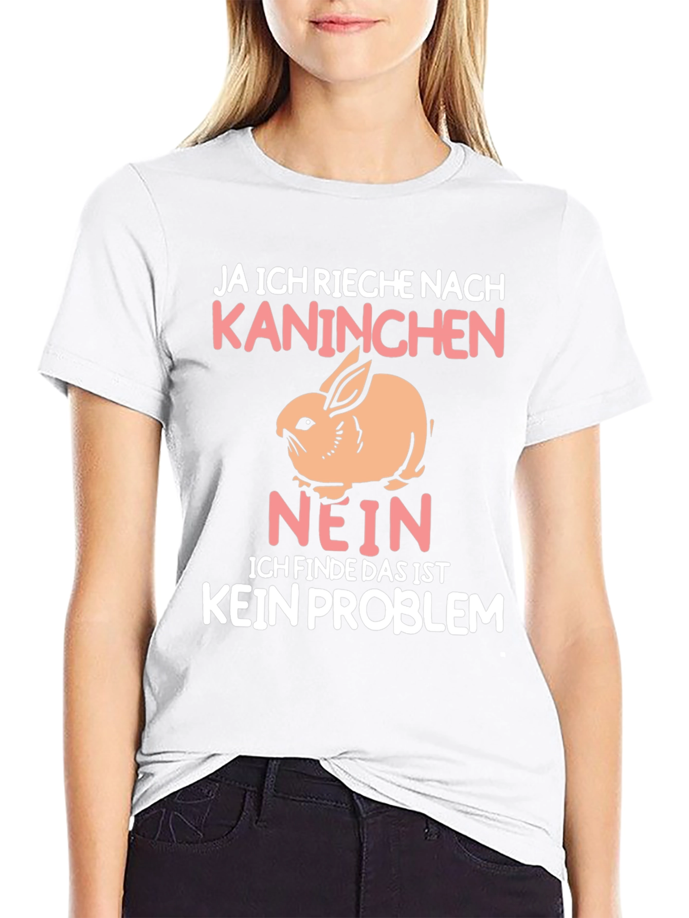 Black Rabbit Graphic T-Shirt - Ja Ich Rieche Nach Kaninchen view 9